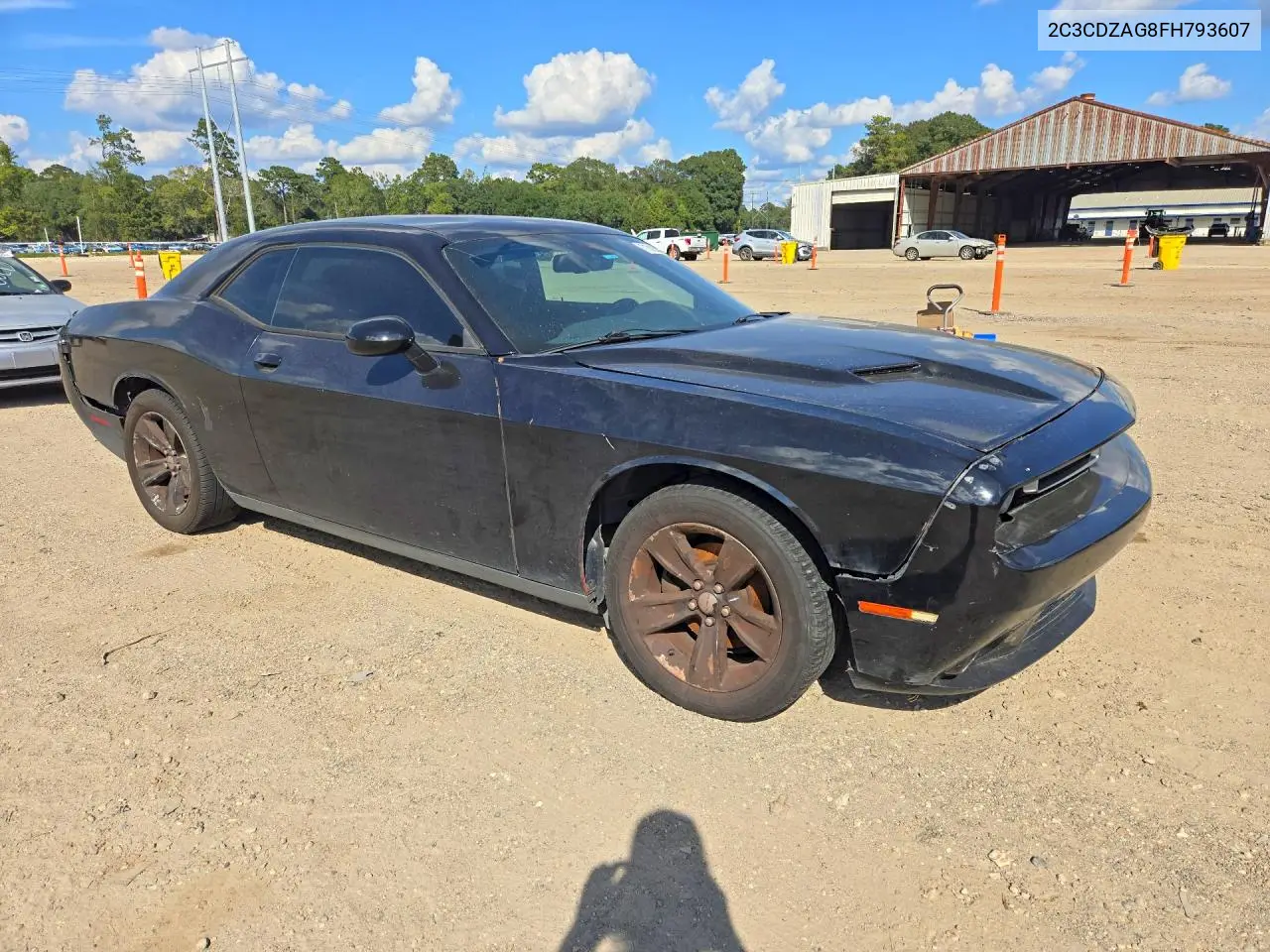 2015 DODGE CHALLENGER VIN 2C3CDZAG8FH793607 — фото 4
