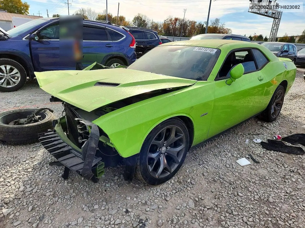DODGE CHALLENGER 2015, VIN 2C3CDZBT2FH823082