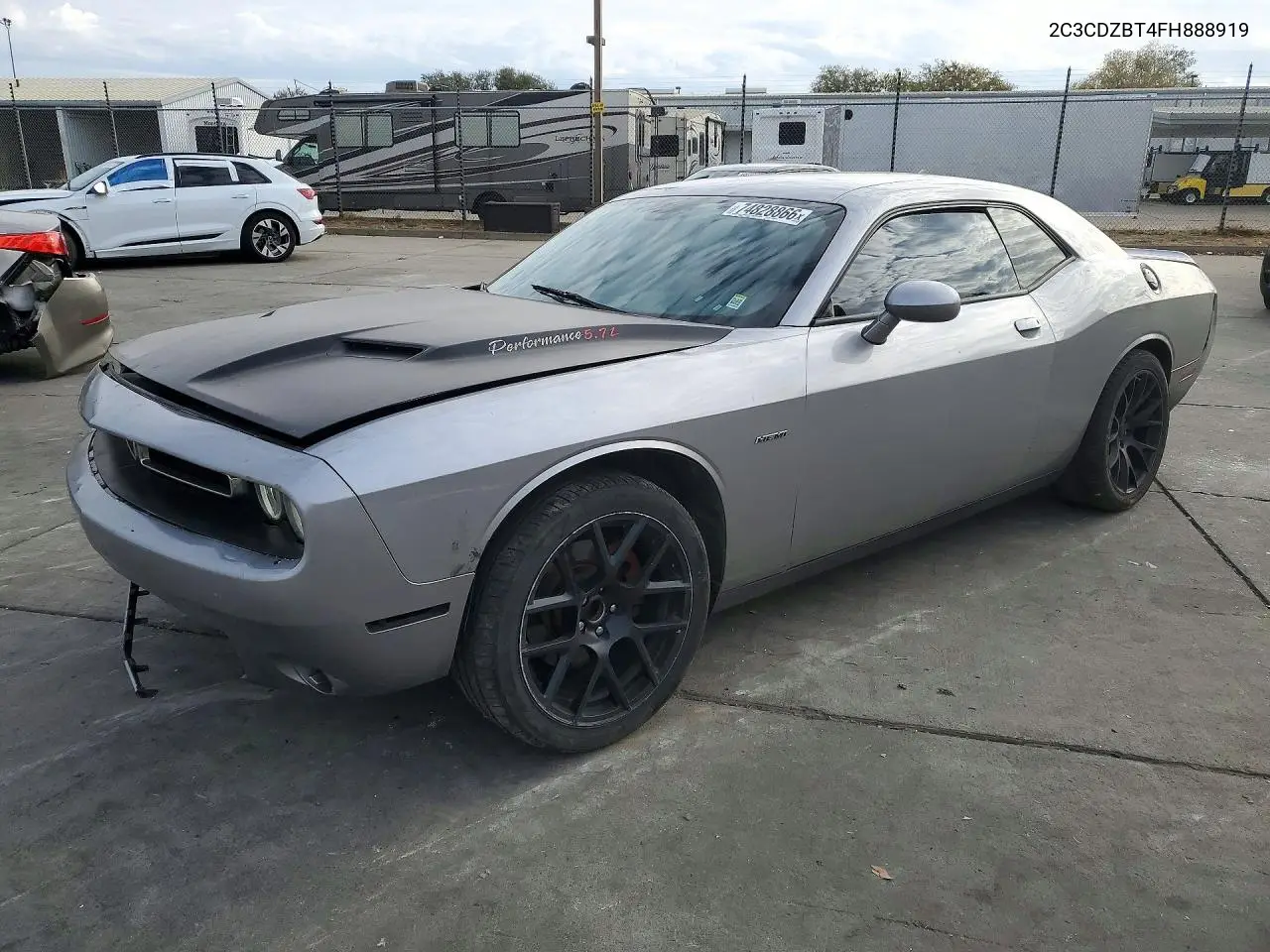 DODGE CHALLENGER 2015, VIN 2C3CDZBT4FH888919
