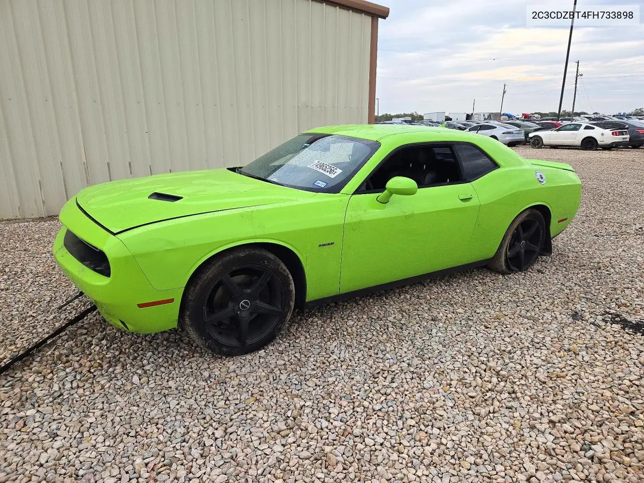 DODGE CHALLENGER 2015, VIN 2C3CDZBT4FH733898