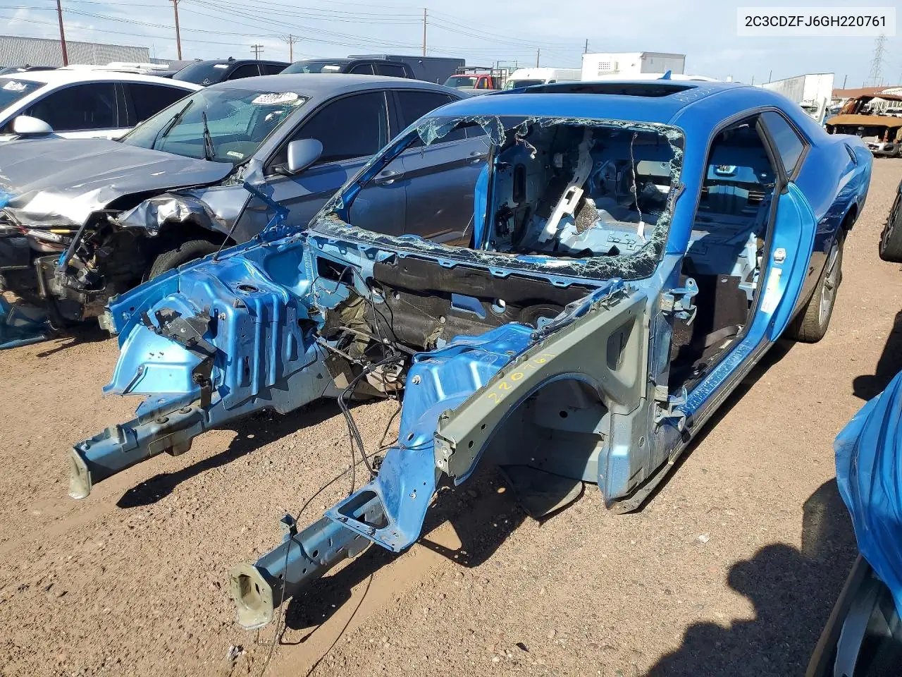 DODGE CHALLENGER 2016, VIN 2C3CDZFJ6GH220761