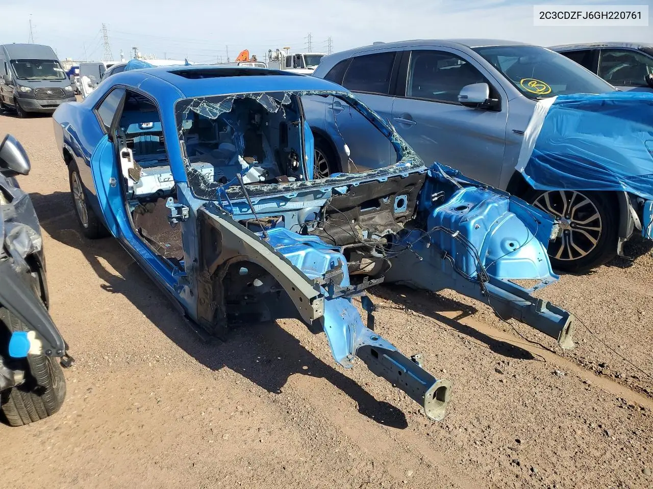 2016 DODGE CHALLENGER VIN 2C3CDZFJ6GH220761 — фото 4