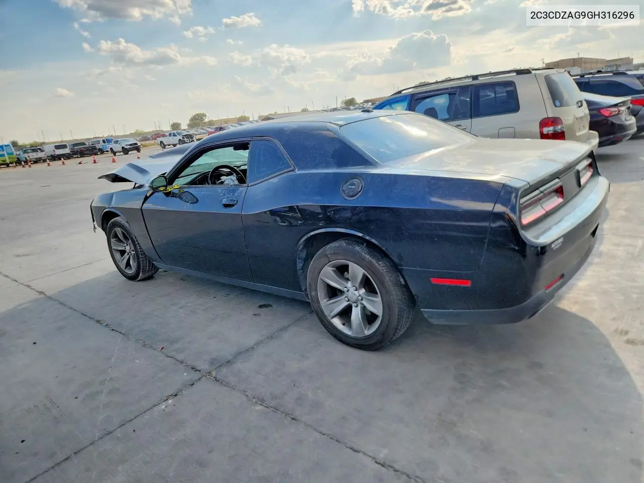 2016 DODGE CHALLENGER VIN 2C3CDZAG9GH316296 — фото 2
