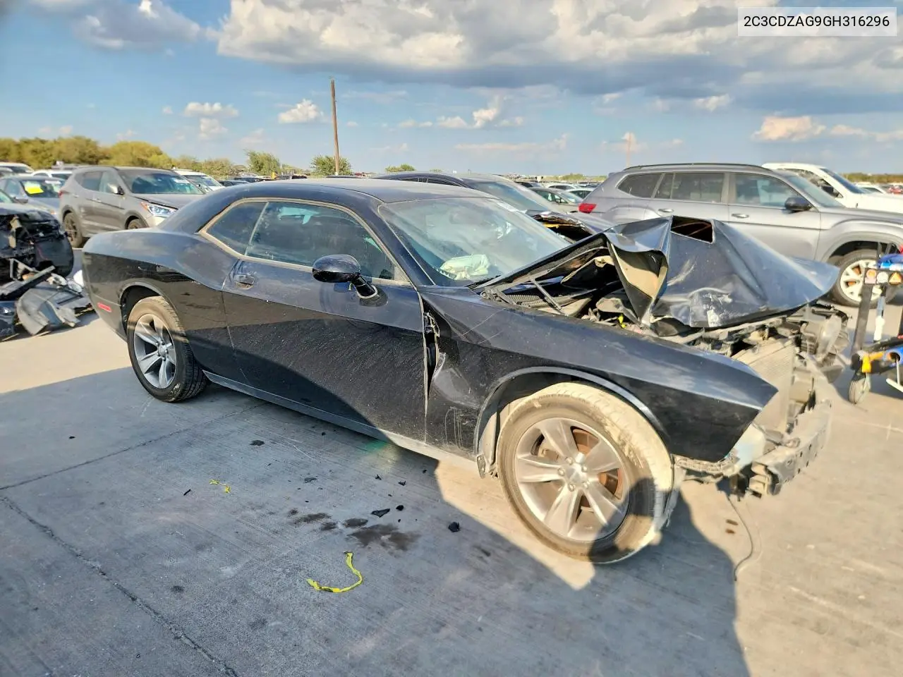 2016 DODGE CHALLENGER VIN 2C3CDZAG9GH316296 — фото 4