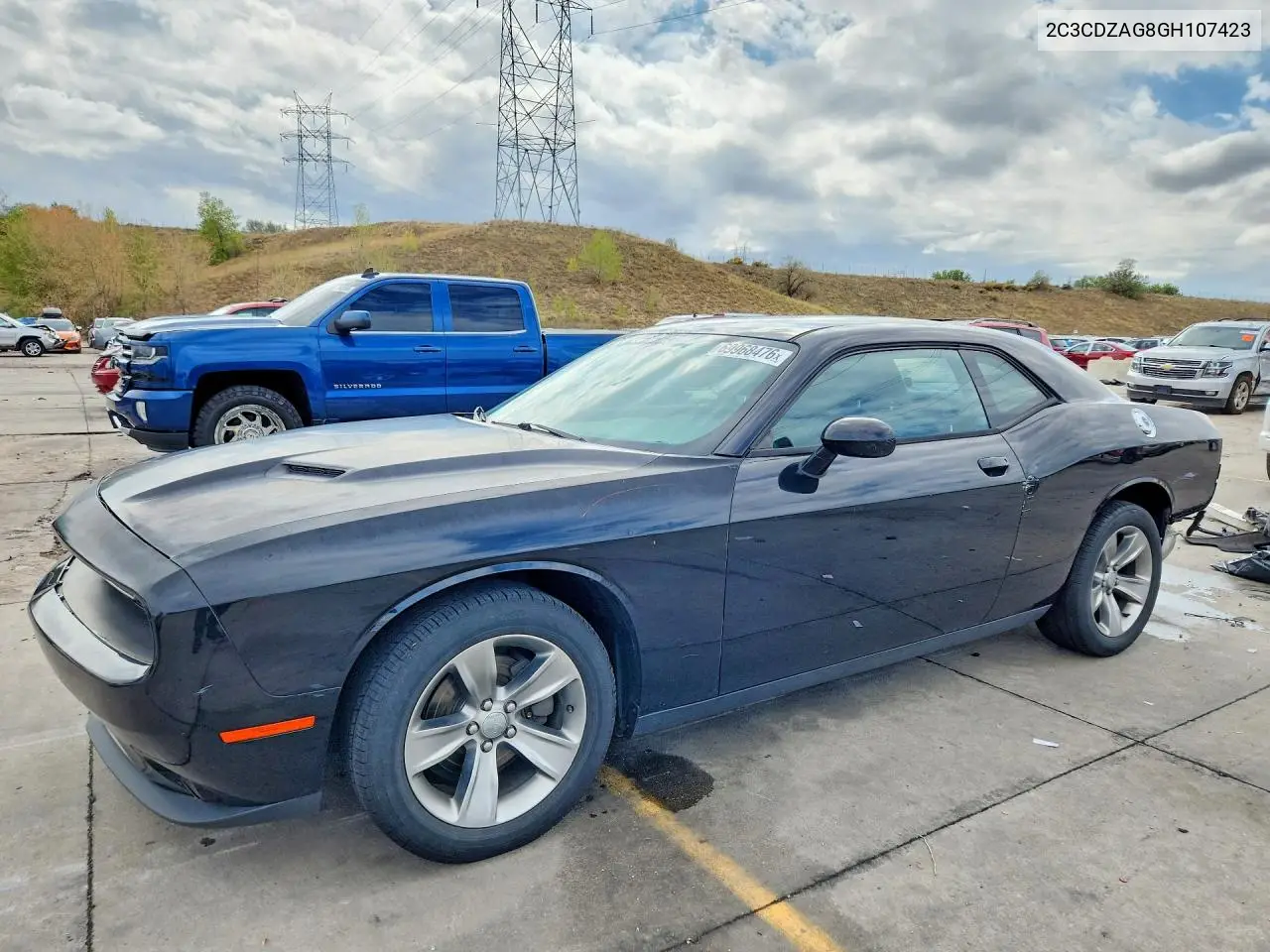 DODGE CHALLENGER 2016, VIN 2C3CDZAG8GH107423