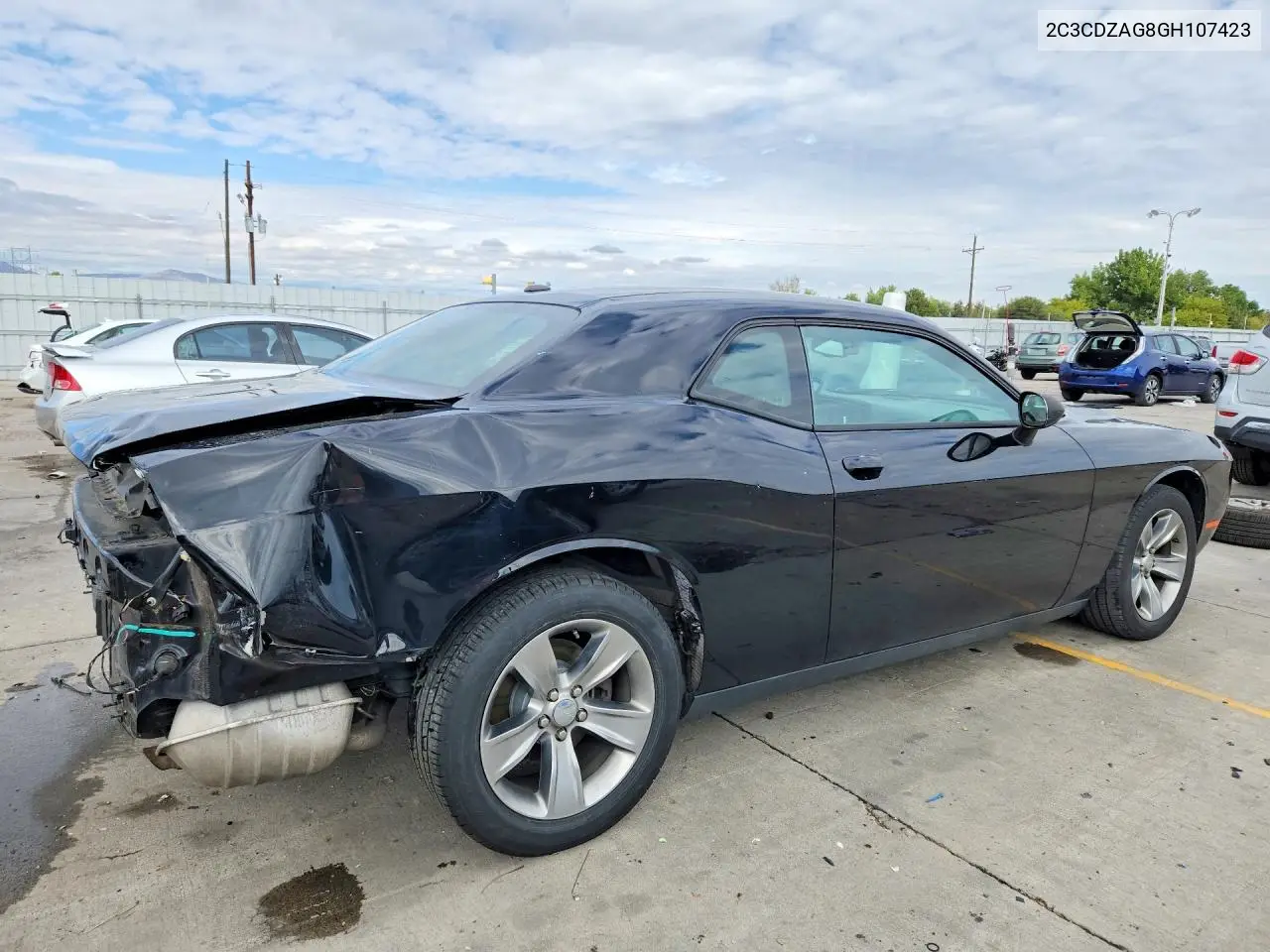 2016 DODGE CHALLENGER VIN 2C3CDZAG8GH107423 — фото 3