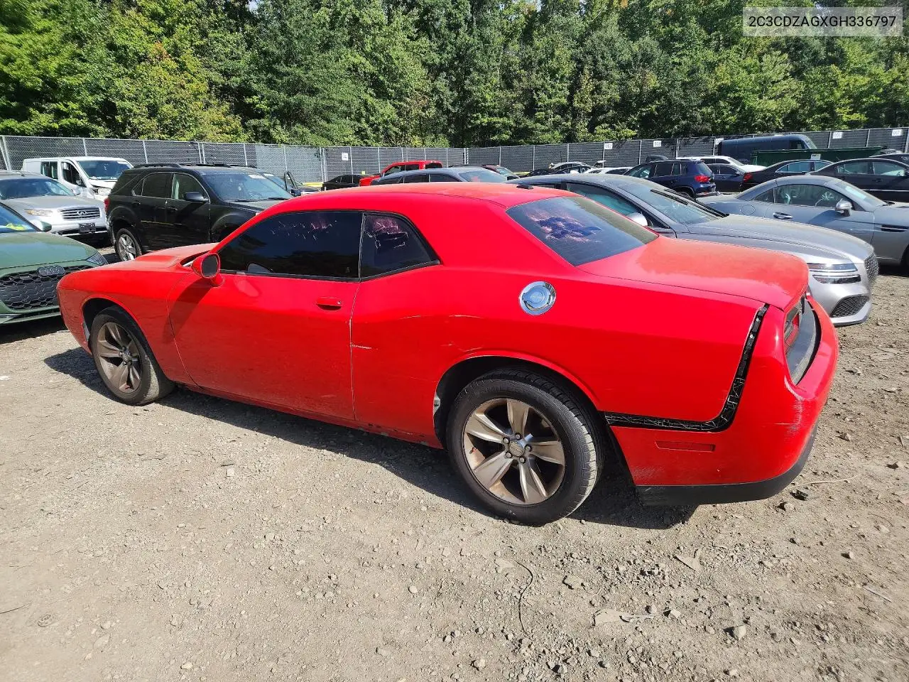 2016 DODGE CHALLENGER VIN 2C3CDZAGXGH336797 — фото 2