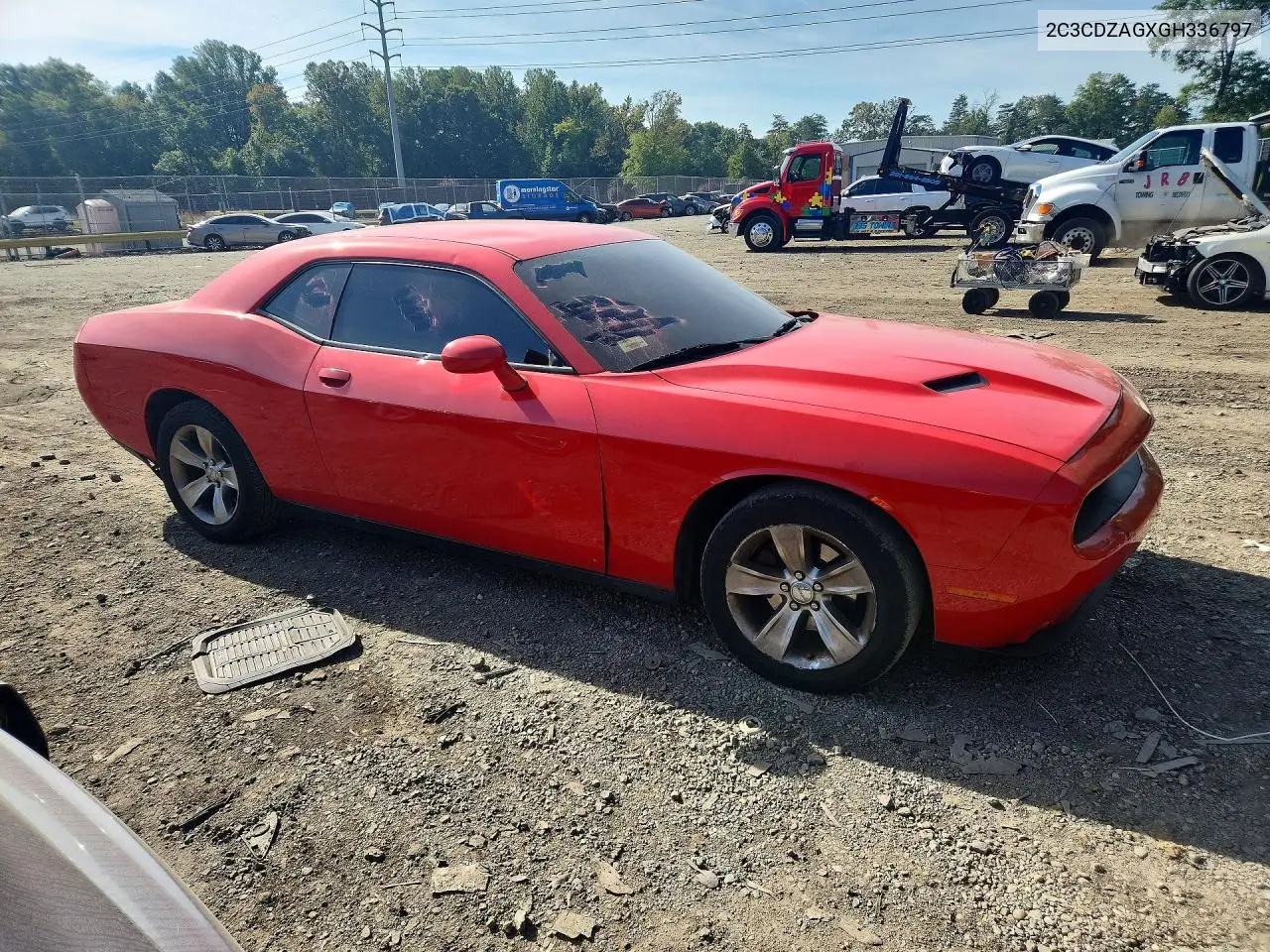 2016 DODGE CHALLENGER VIN 2C3CDZAGXGH336797 — фото 4