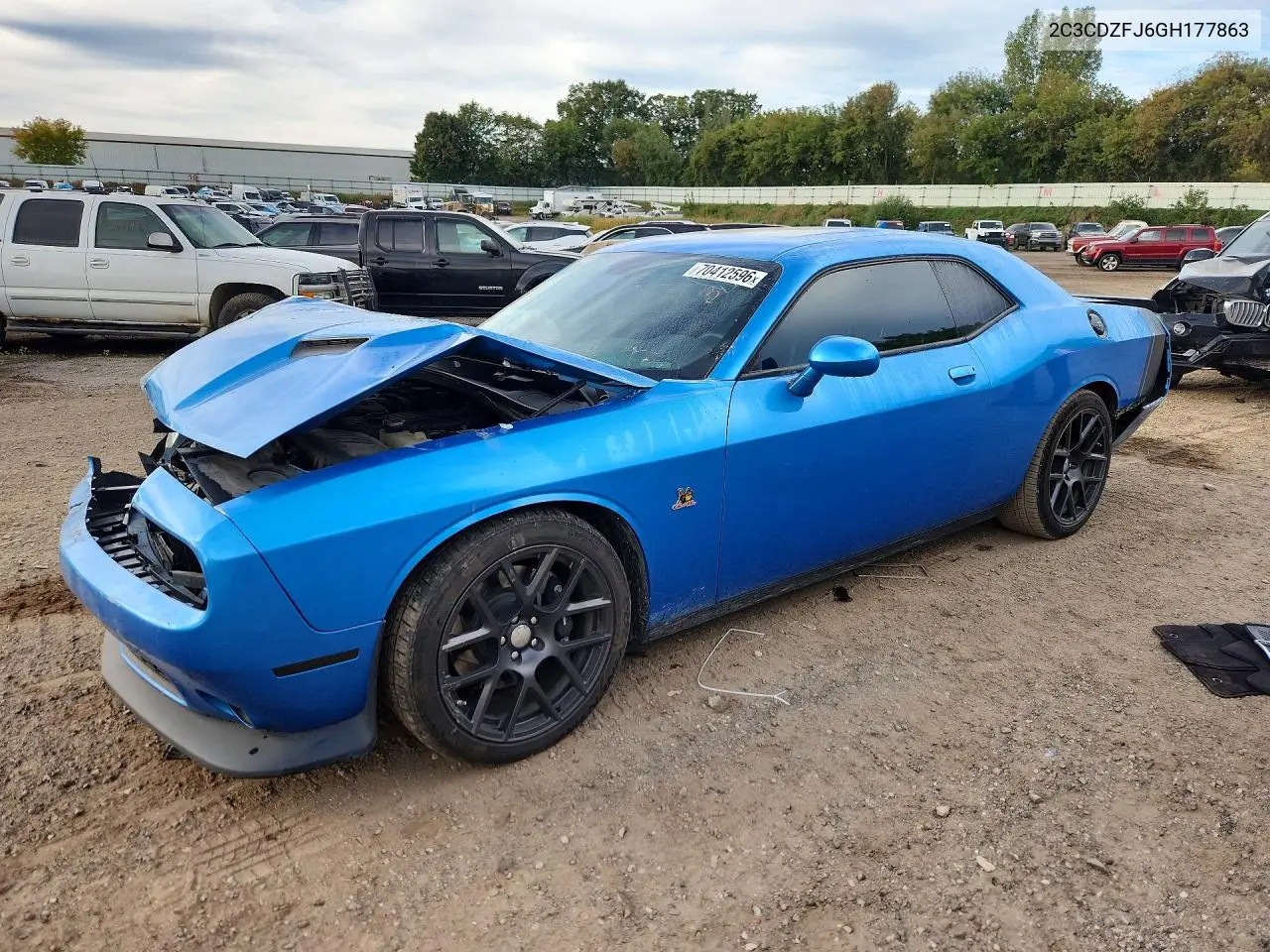 DODGE CHALLENGER 2016, VIN 2C3CDZFJ6GH177863