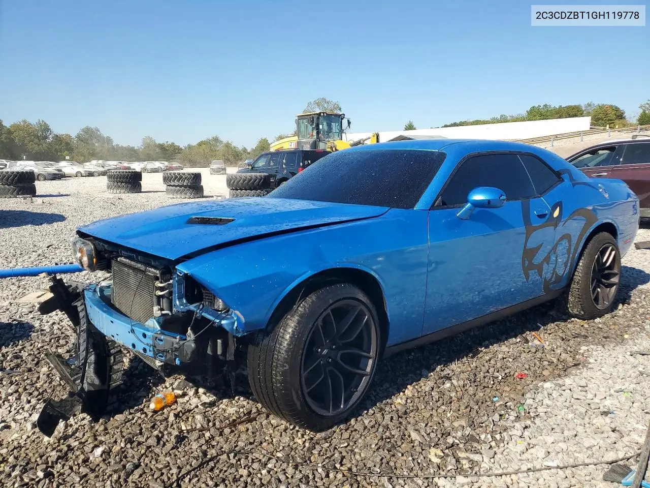 DODGE CHALLENGER 2016, VIN 2C3CDZBT1GH119778
