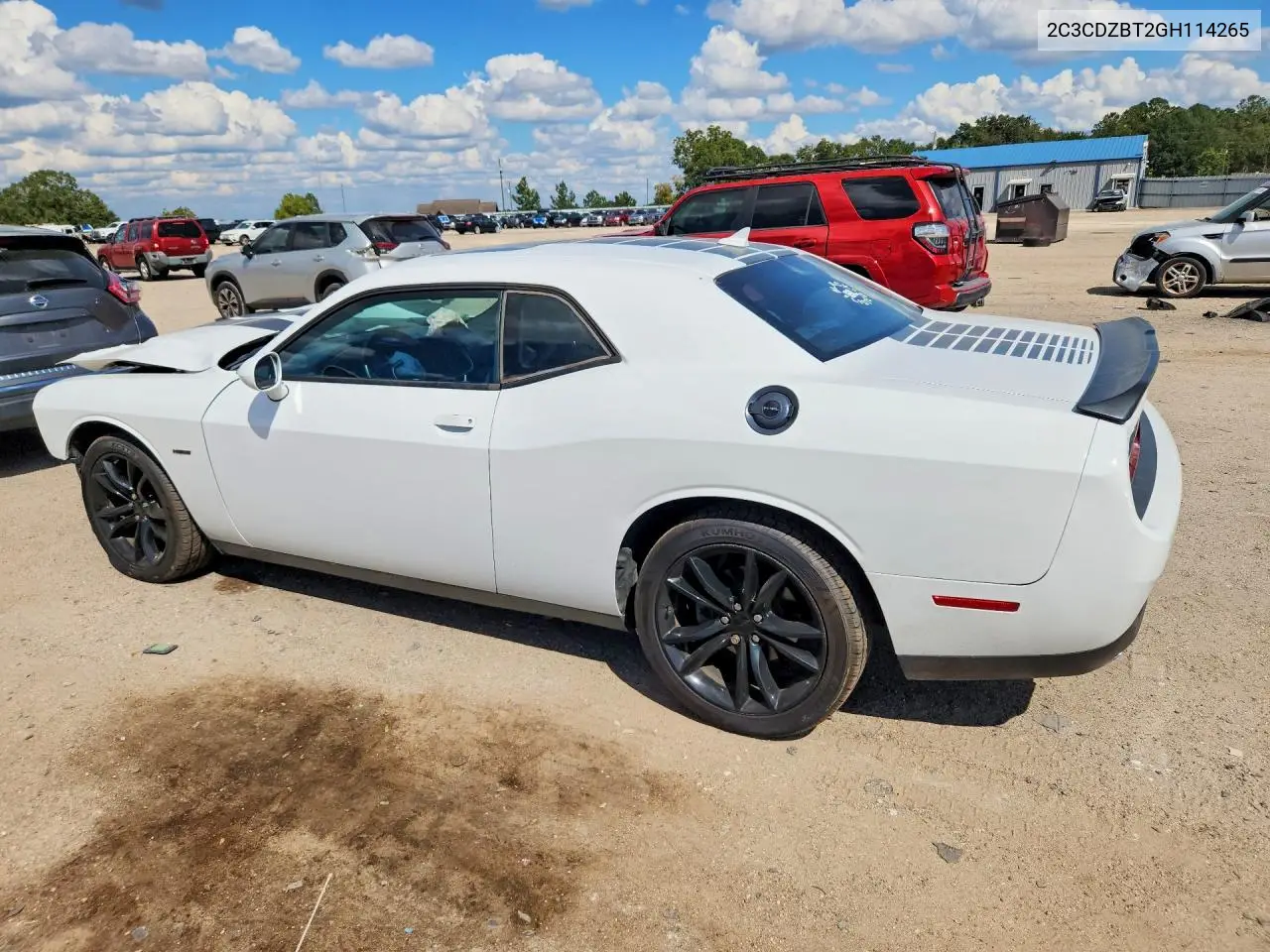2016 DODGE CHALLENGER VIN 2C3CDZBT2GH114265 — фото 2