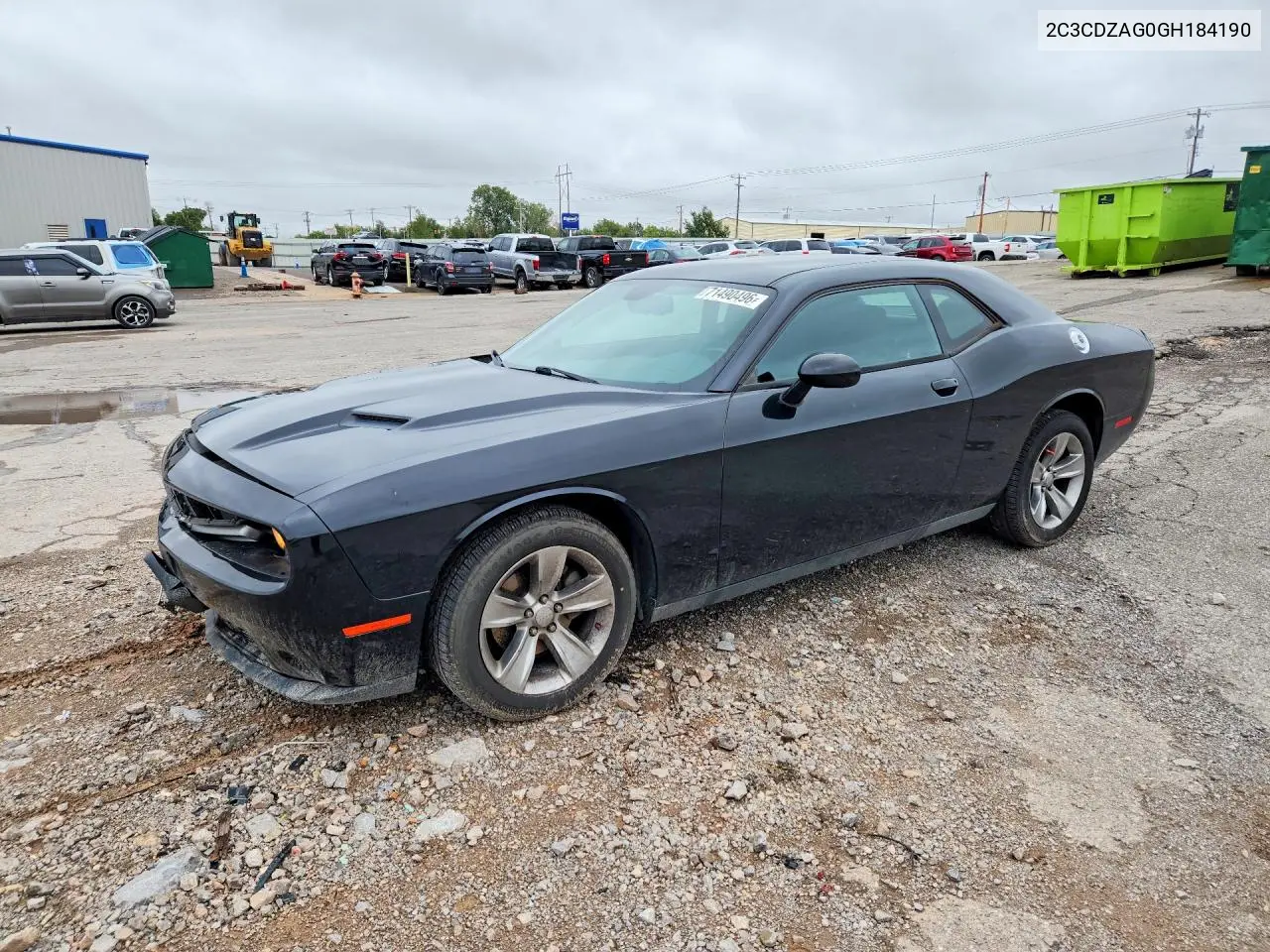 DODGE CHALLENGER 2016, VIN 2C3CDZAG0GH184190
