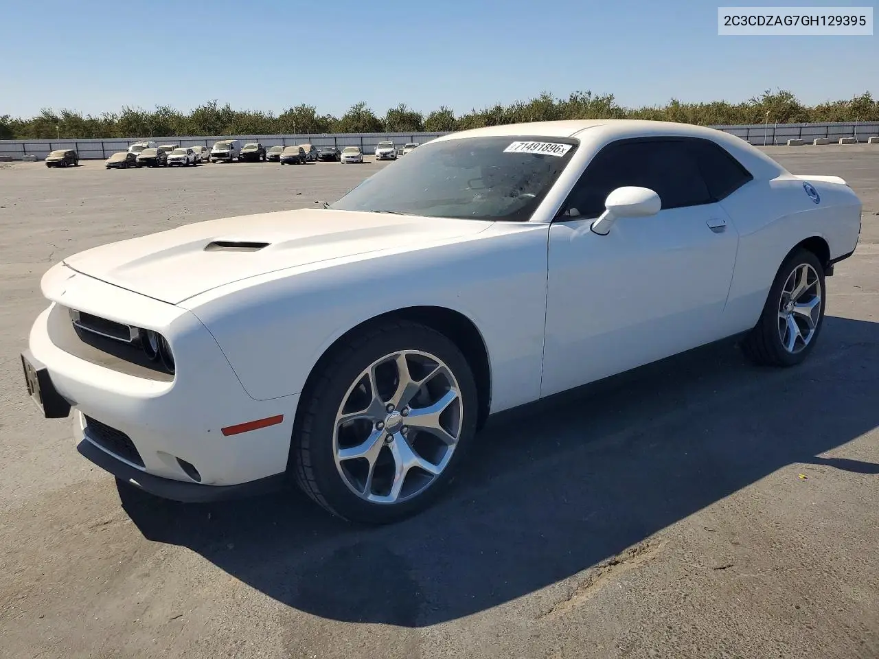 DODGE CHALLENGER 2016, VIN 2C3CDZAG7GH129395
