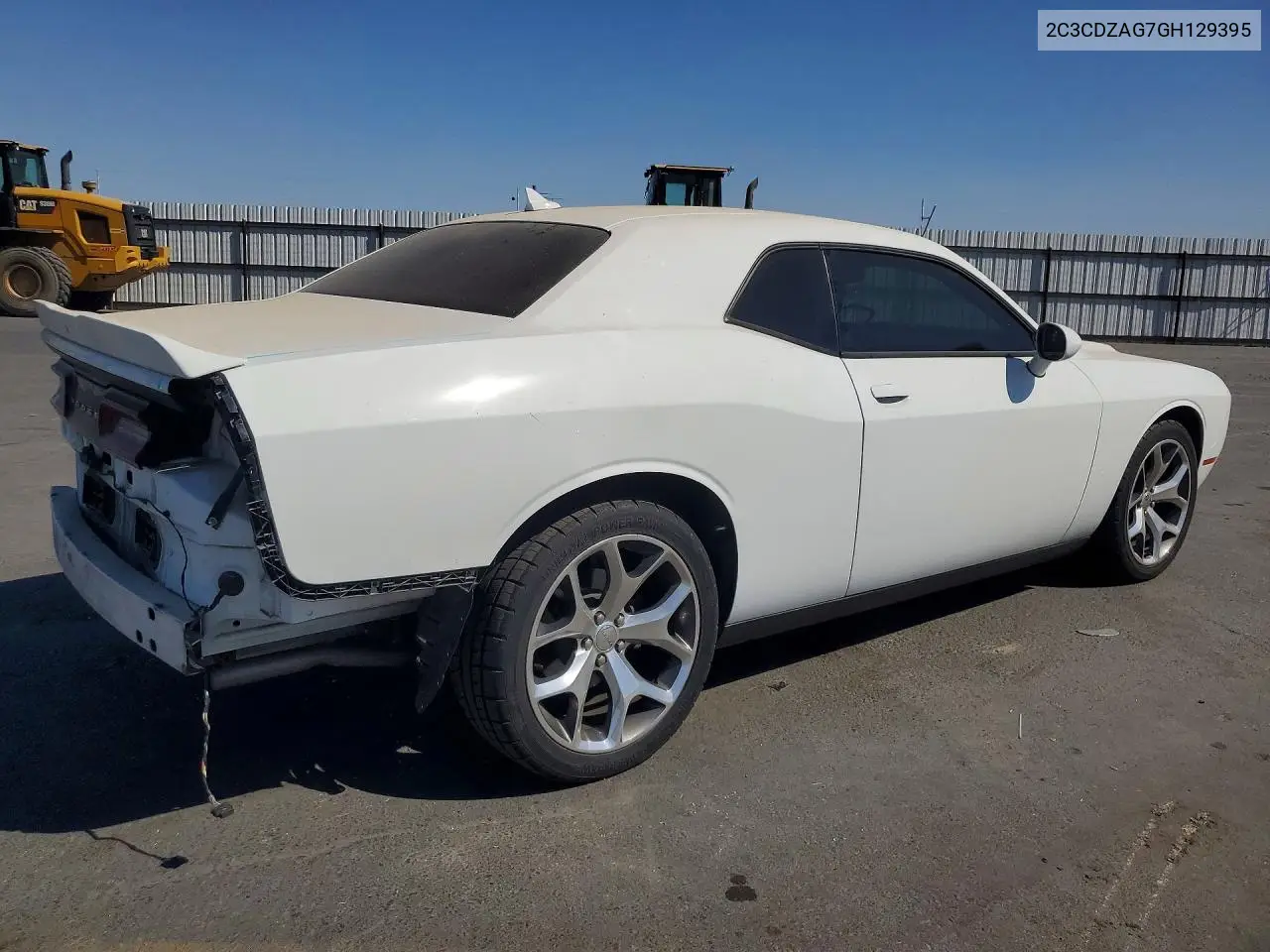 2016 DODGE CHALLENGER VIN 2C3CDZAG7GH129395 — фото 3