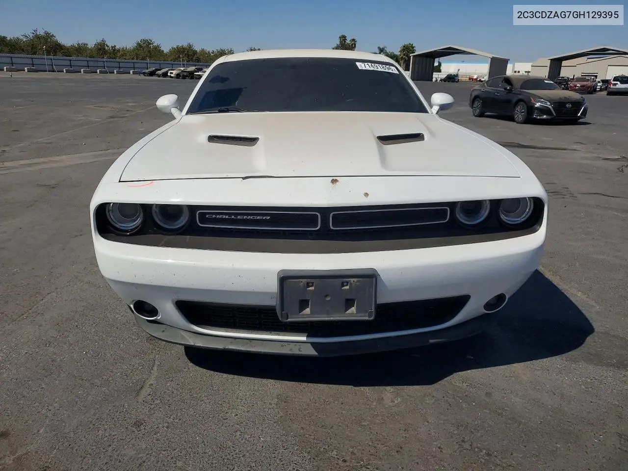 2016 DODGE CHALLENGER VIN 2C3CDZAG7GH129395 — фото 5
