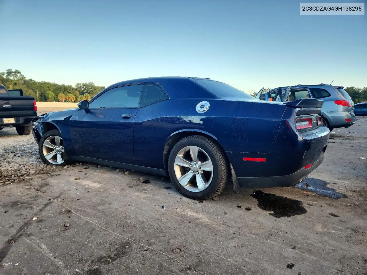 2016 DODGE CHALLENGER VIN 2C3CDZAG4GH138295 — фото 3