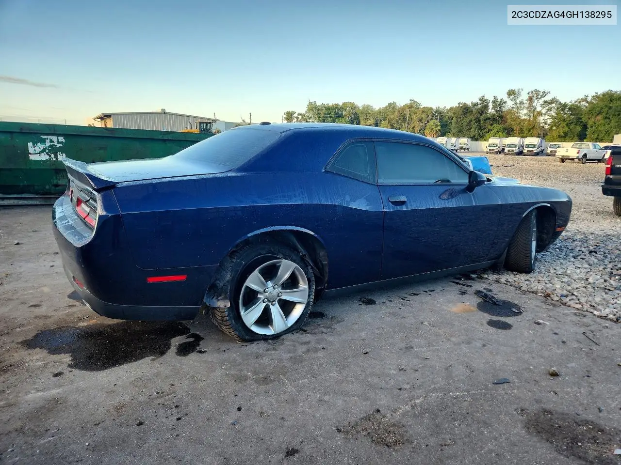 2016 DODGE CHALLENGER VIN 2C3CDZAG4GH138295 — фото 4