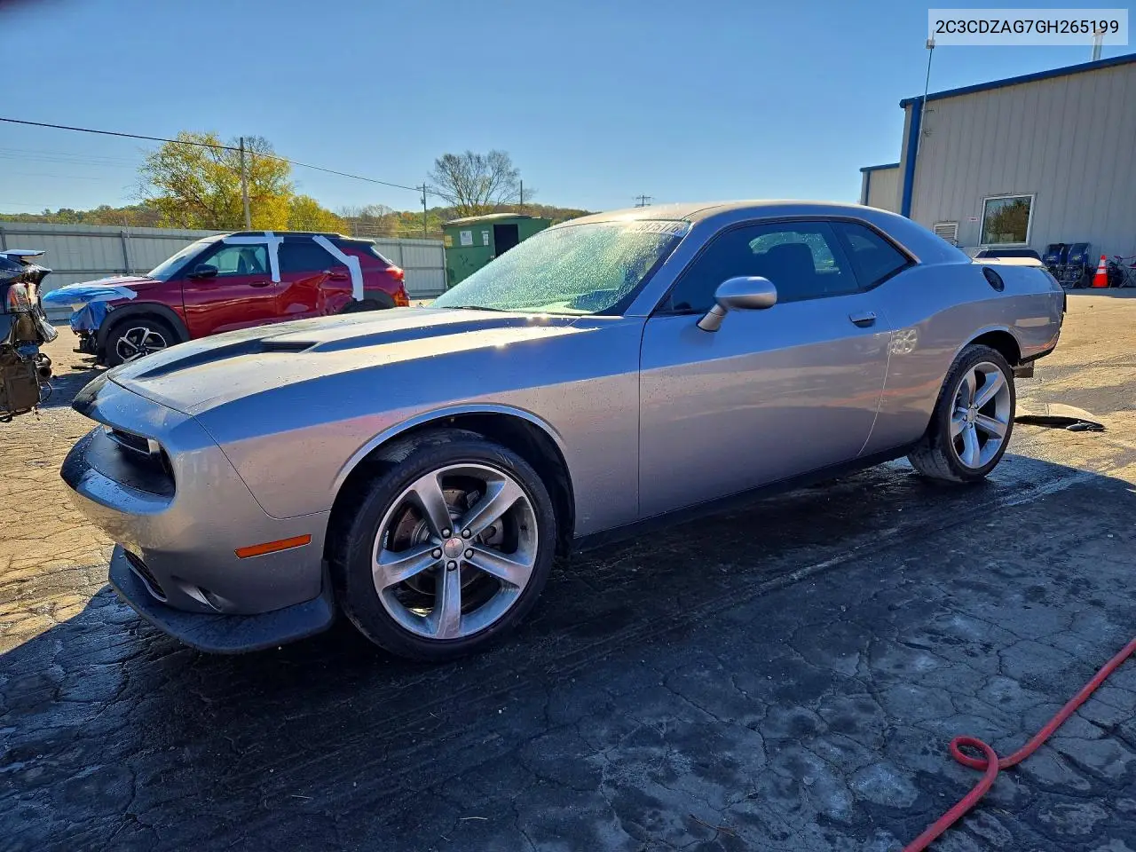 DODGE CHALLENGER 2016, VIN 2C3CDZAG7GH265199
