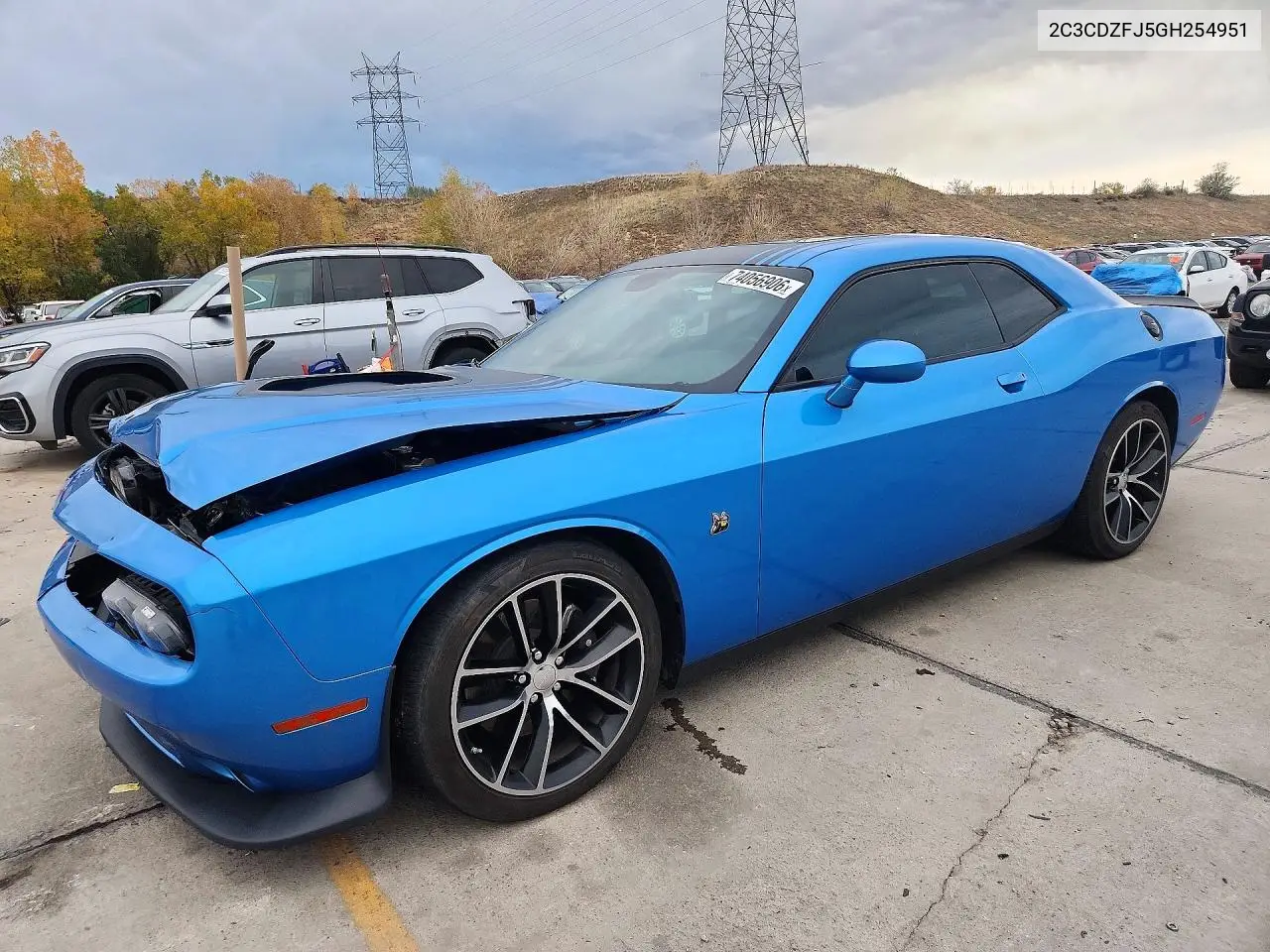 DODGE CHALLENGER 2016, VIN 2C3CDZFJ5GH254951