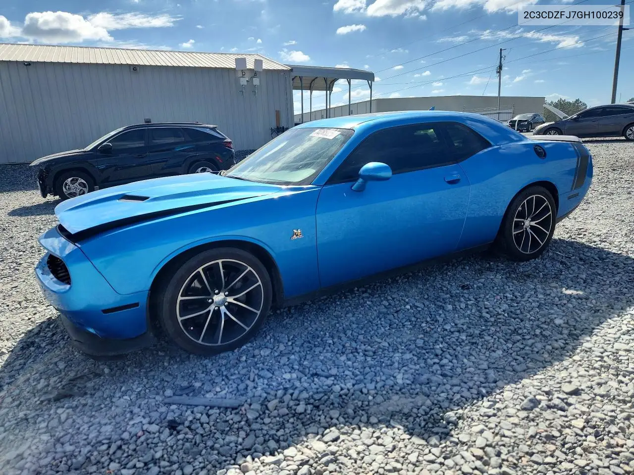 DODGE CHALLENGER 2016, VIN 2C3CDZFJ7GH100239