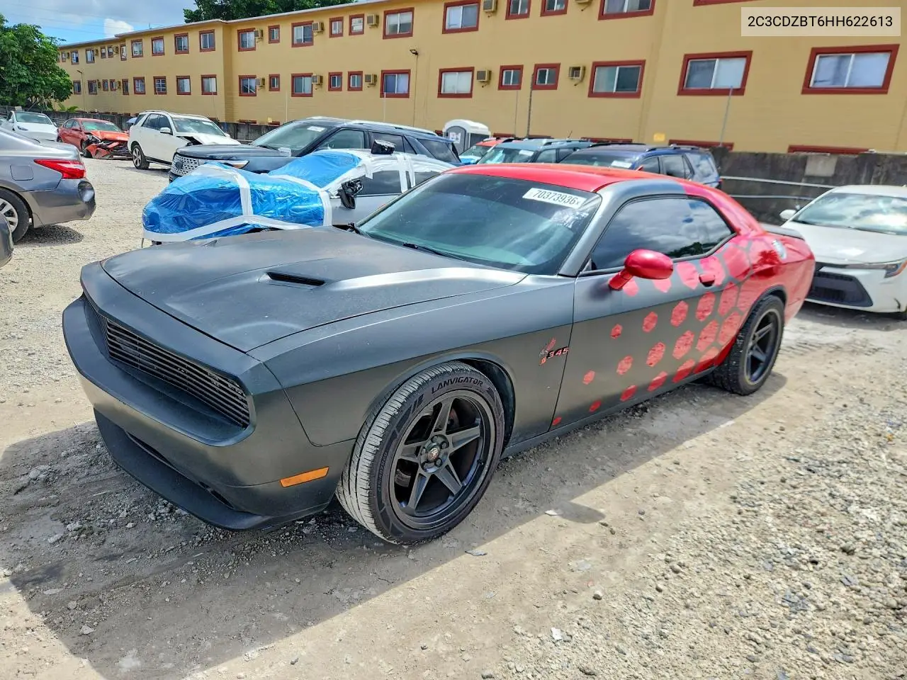 DODGE CHALLENGER 2017, VIN 2C3CDZBT6HH622613