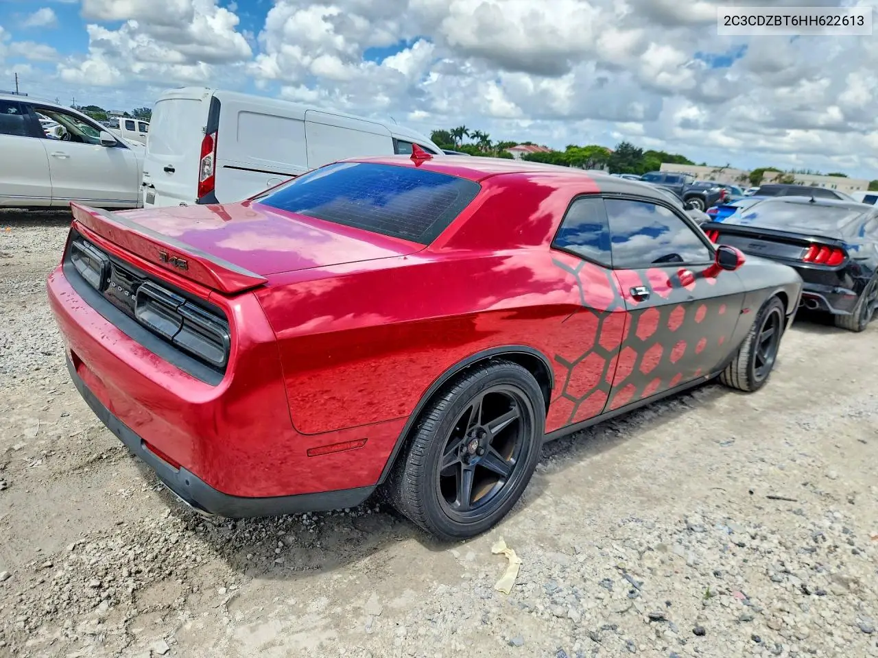 2017 DODGE CHALLENGER VIN 2C3CDZBT6HH622613 — фото 3