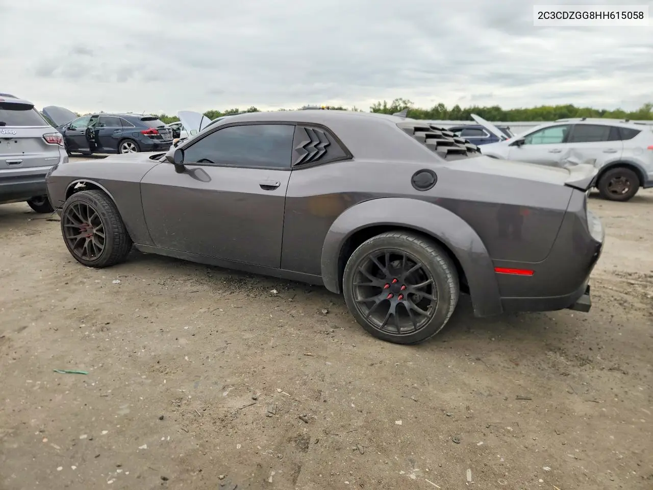 2017 DODGE CHALLENGER VIN 2C3CDZGG8HH615058 — фото 2