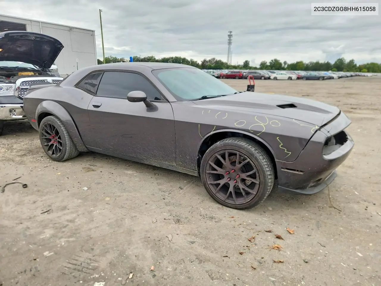 2017 DODGE CHALLENGER VIN 2C3CDZGG8HH615058 — фото 4