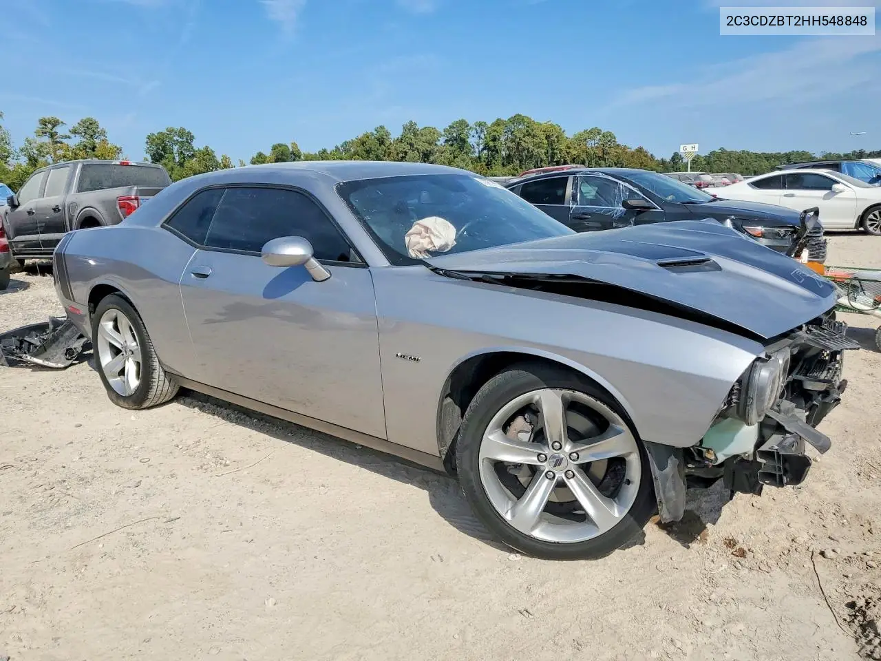 2017 DODGE CHALLENGER VIN 2C3CDZBT2HH548848 — фото 4