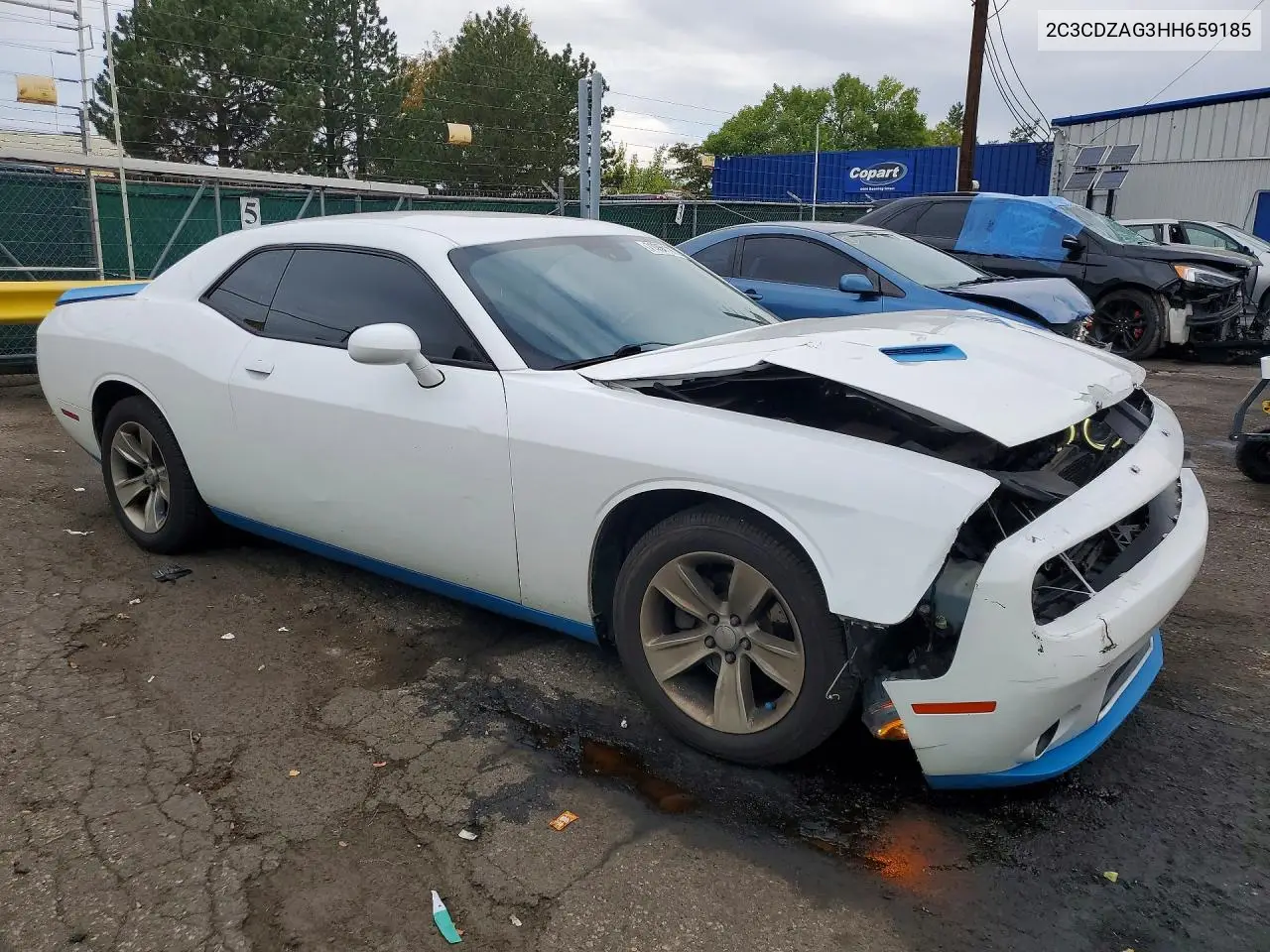 2017 DODGE CHALLENGER VIN 2C3CDZAG3HH659185 — фото 4