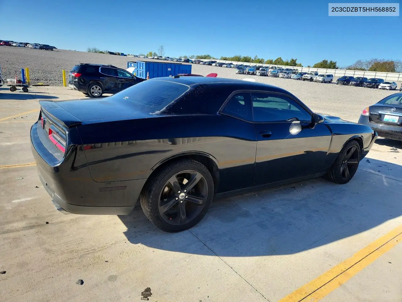 2017 DODGE CHALLENGER VIN 2C3CDZBT5HH568852 — фото 3