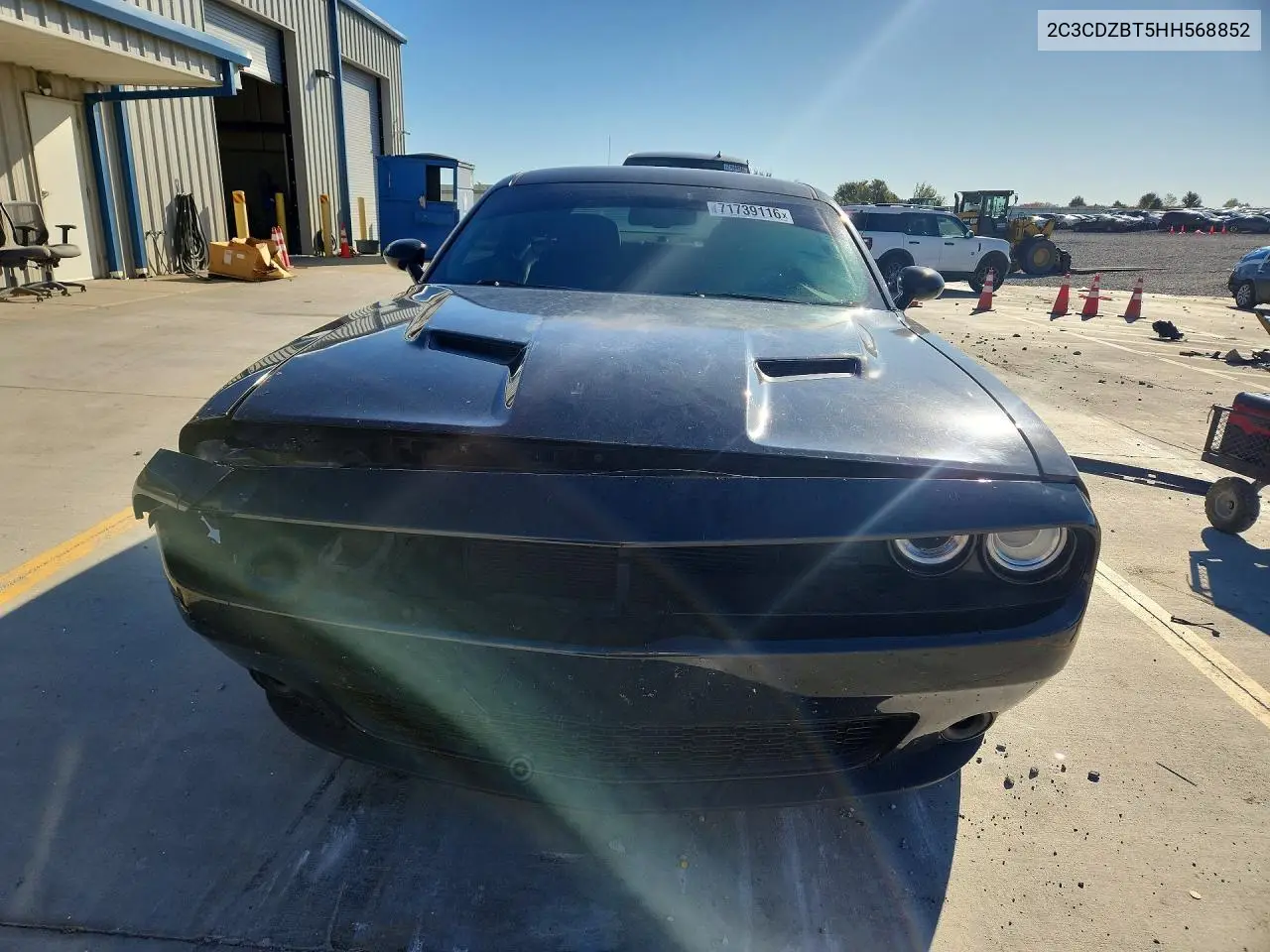 2017 DODGE CHALLENGER VIN 2C3CDZBT5HH568852 — фото 5