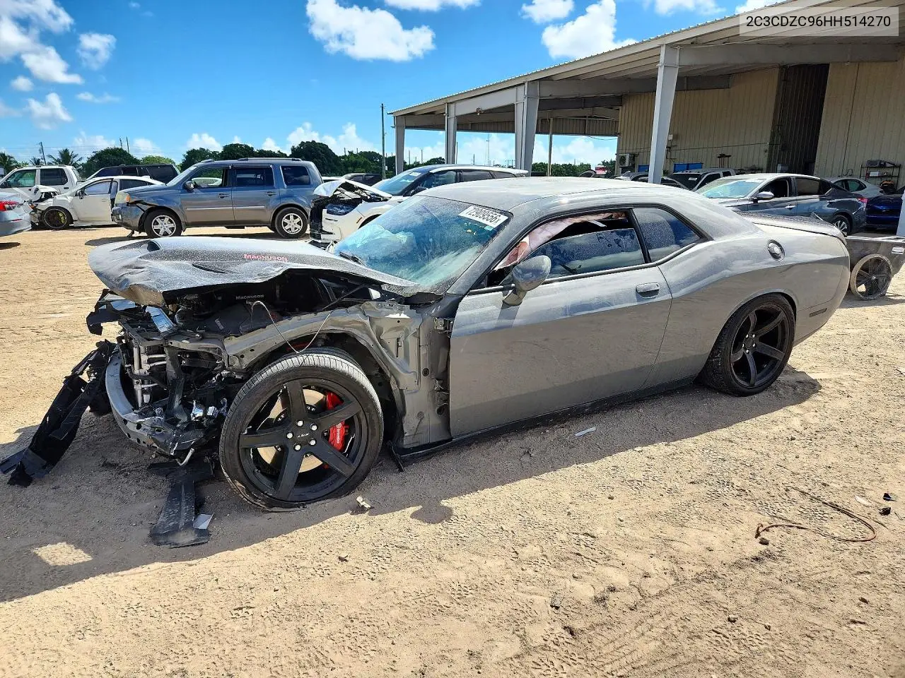 DODGE CHALLENGER 2017, VIN 2C3CDZC96HH514270