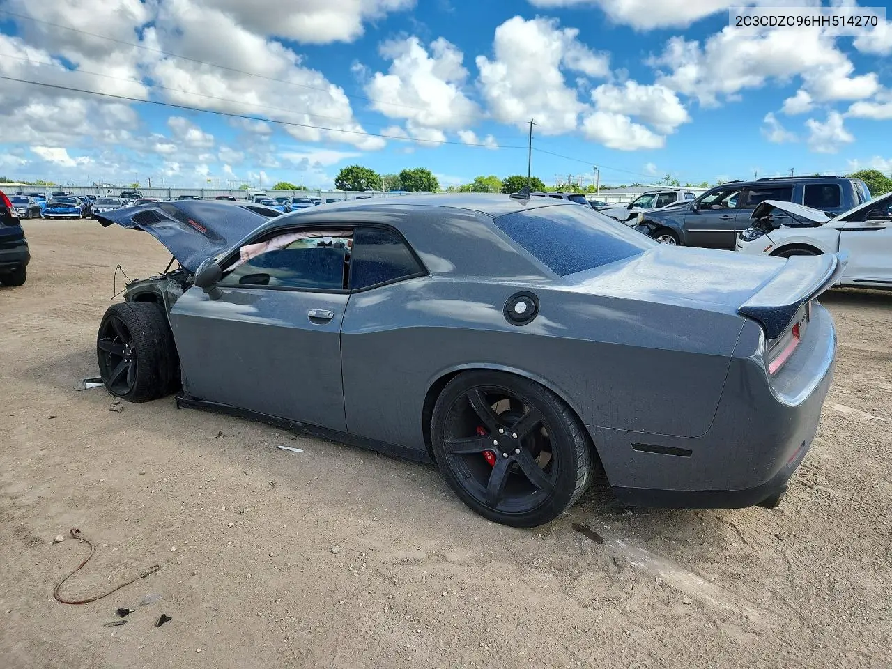 2017 DODGE CHALLENGER VIN 2C3CDZC96HH514270 — фото 2