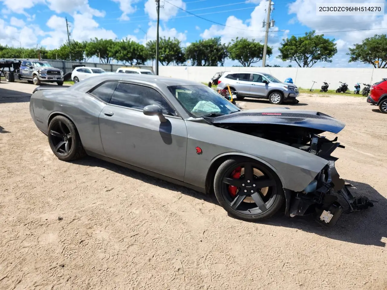 2017 DODGE CHALLENGER VIN 2C3CDZC96HH514270 — фото 4
