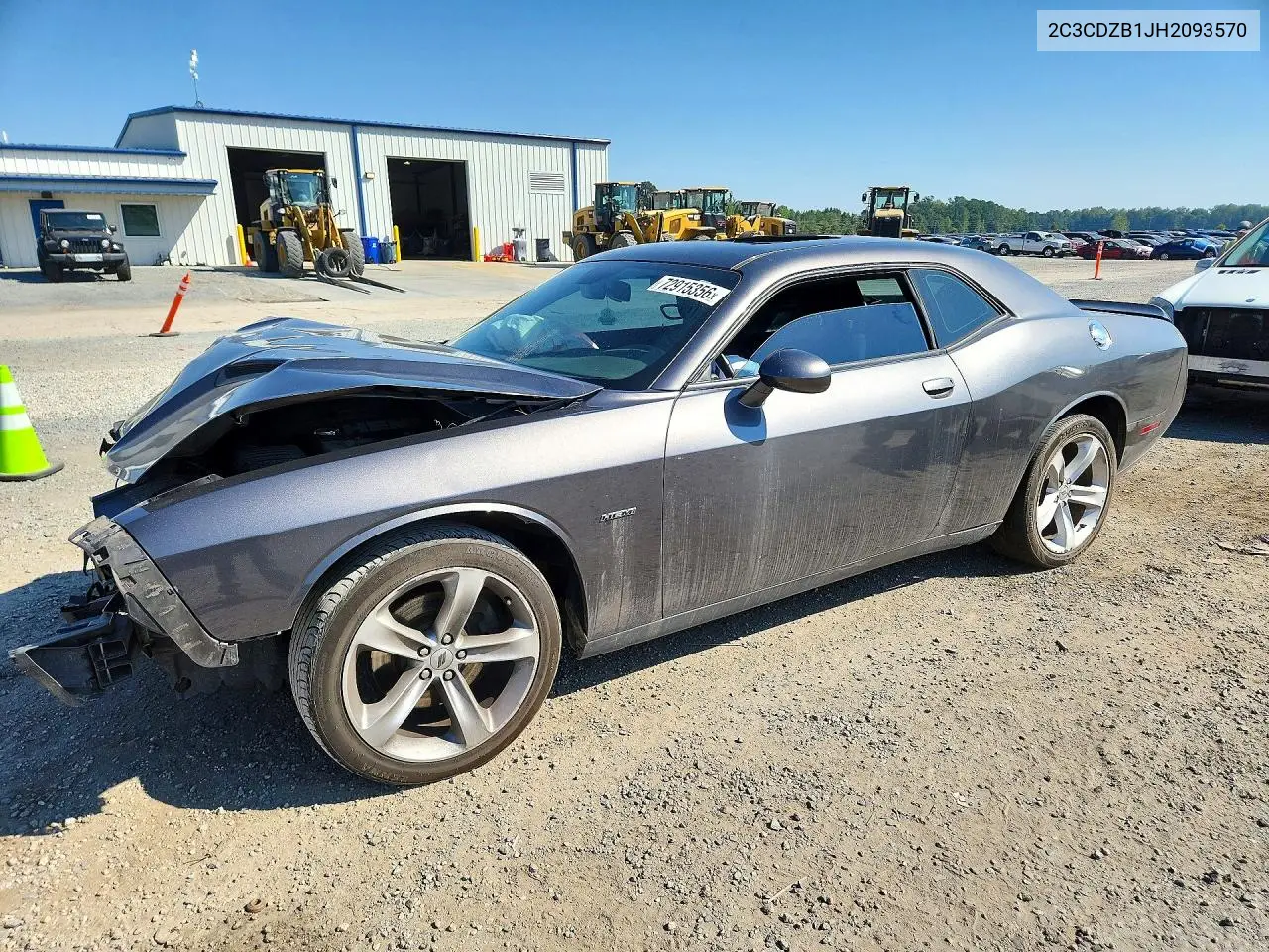 DODGE CHALLENGER 2017, VIN 2C3CDZB1JH2093570