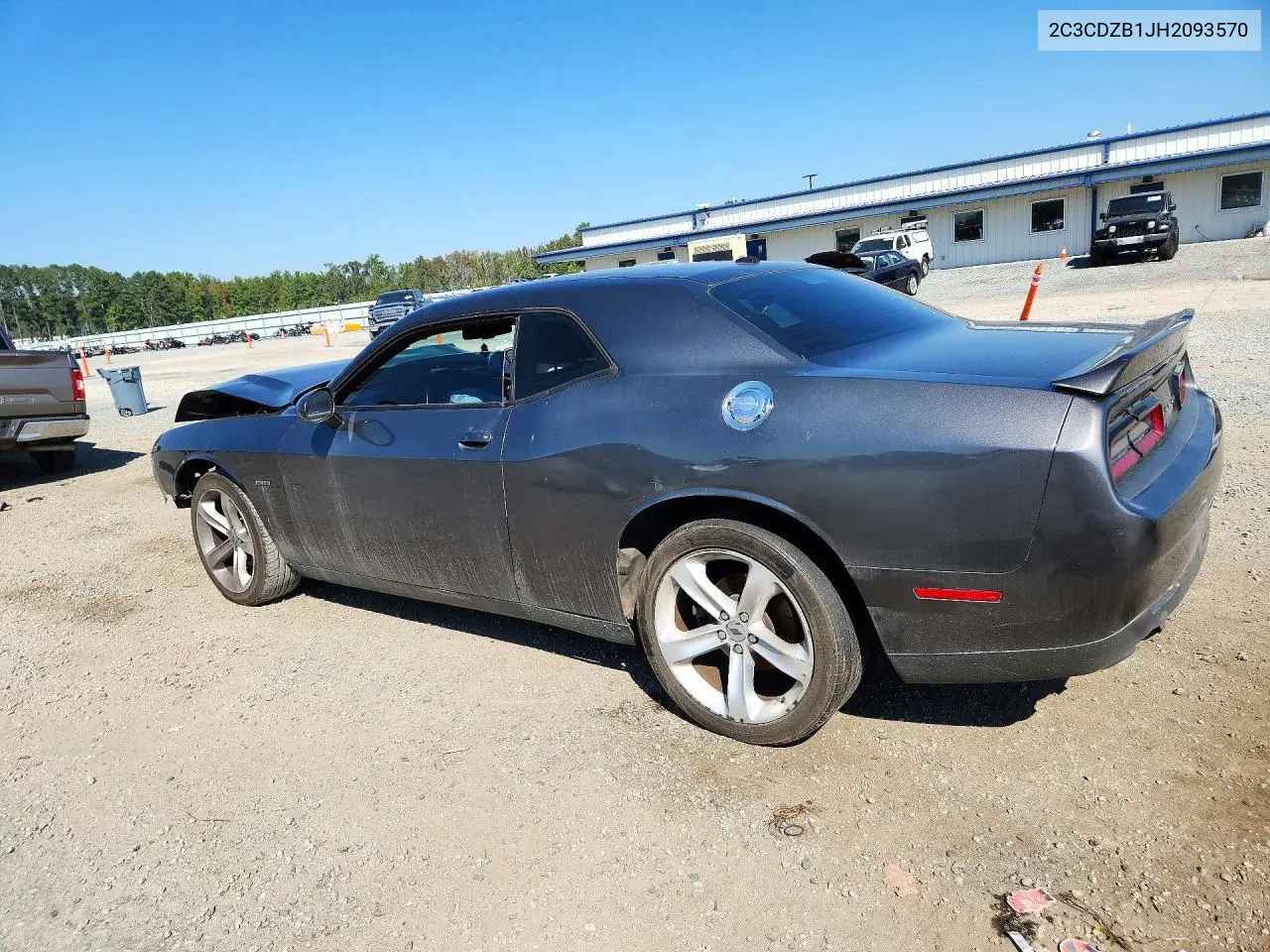2017 DODGE CHALLENGER VIN 2C3CDZB1JH2093570 — фото 2