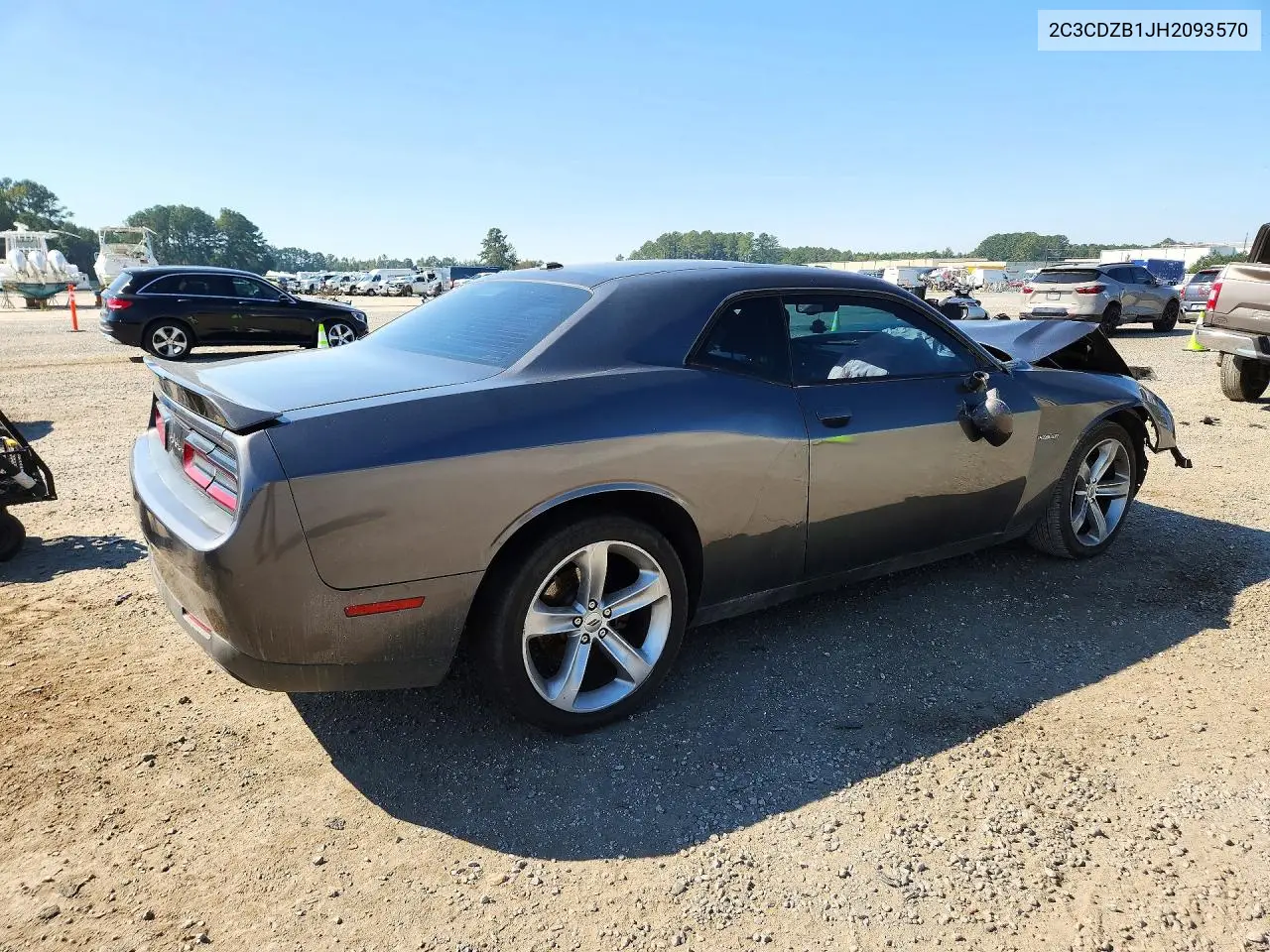 2017 DODGE CHALLENGER VIN 2C3CDZB1JH2093570 — фото 3