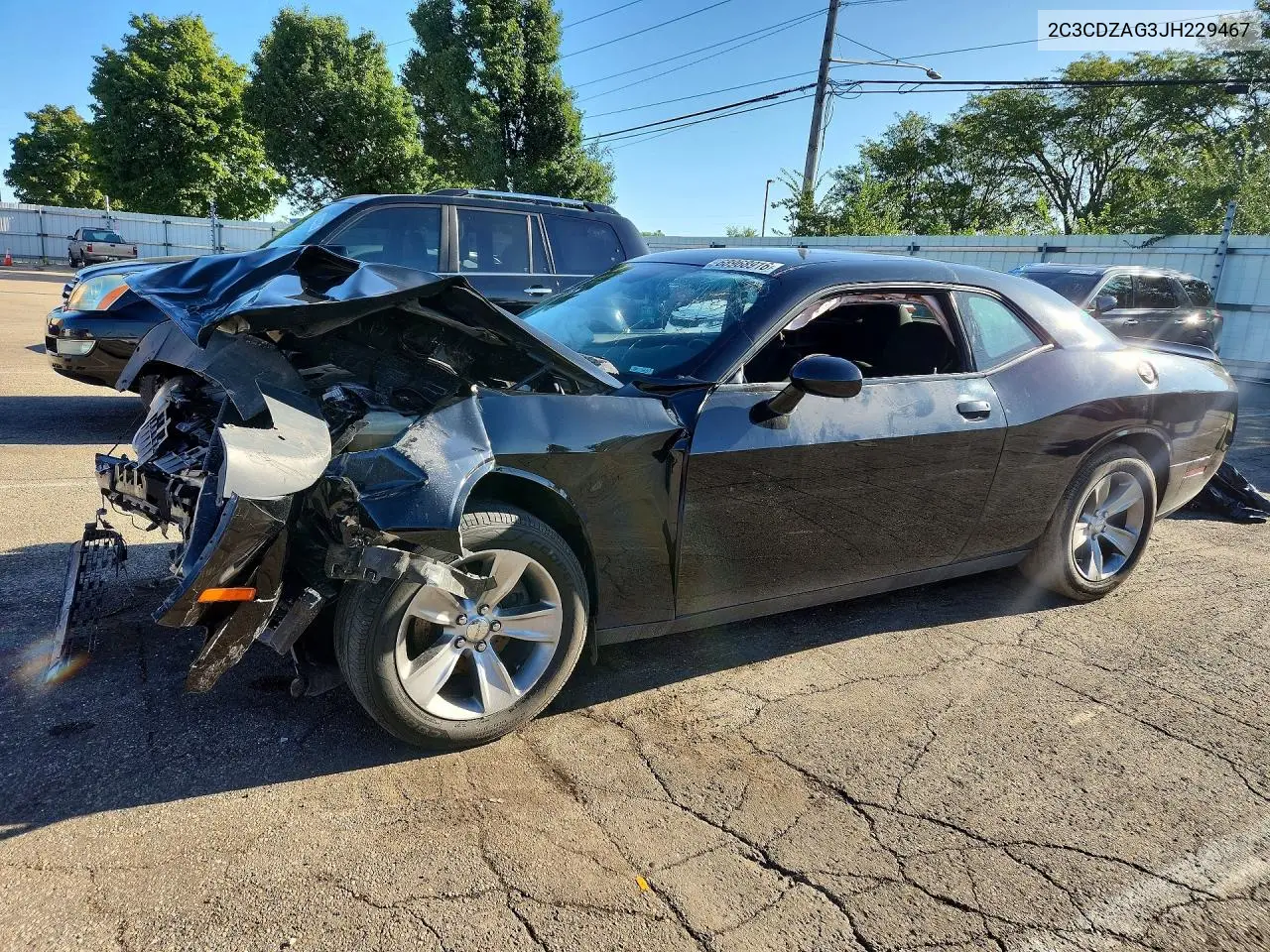 DODGE CHALLENGER 2018, VIN 2C3CDZAG3JH229467