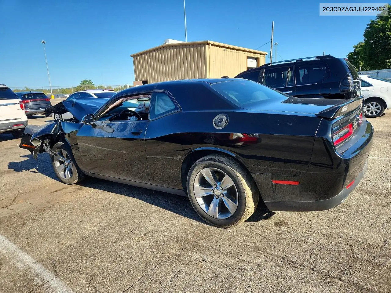 2018 DODGE CHALLENGER VIN 2C3CDZAG3JH229467 — фото 2