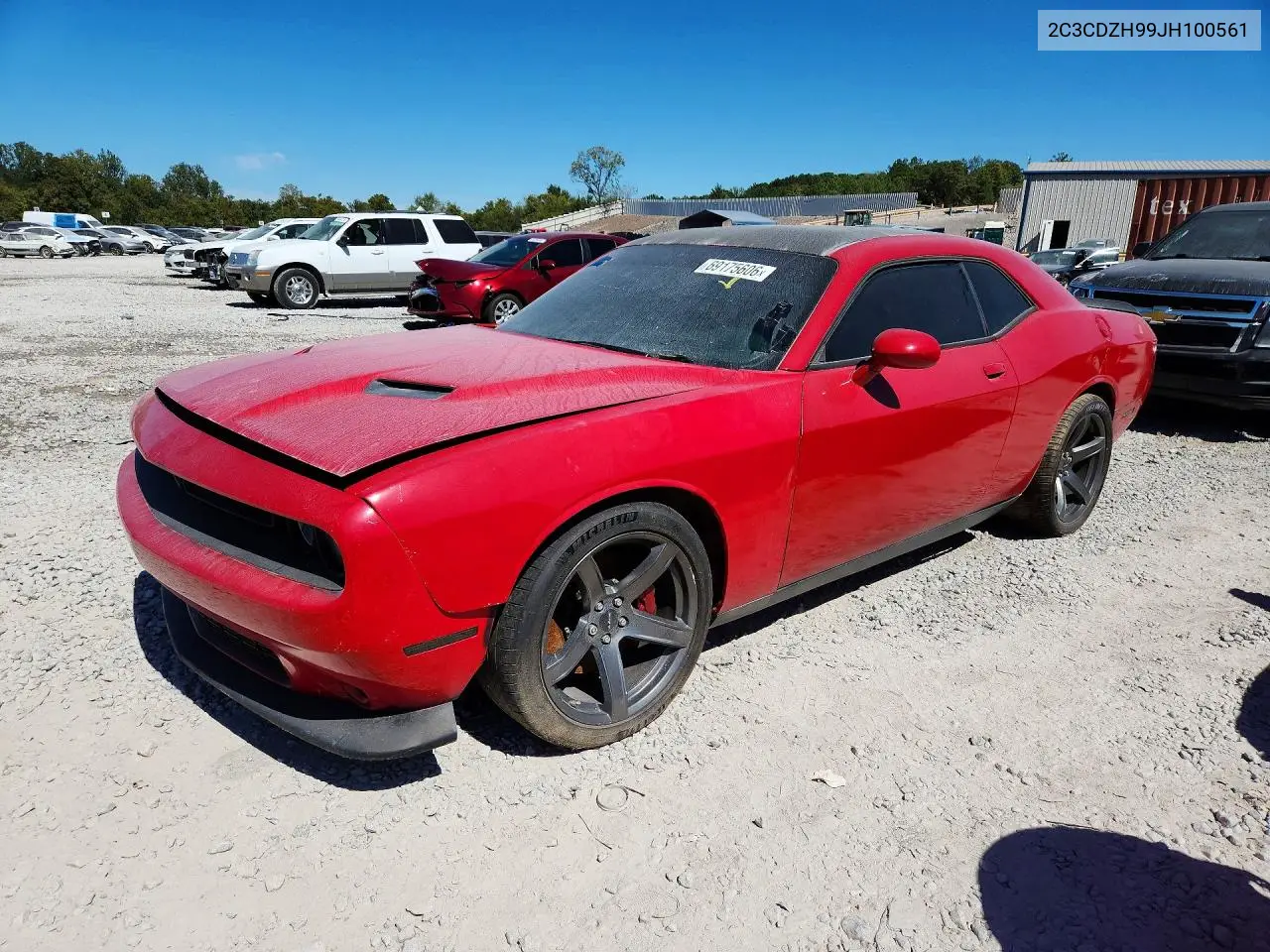 DODGE CHALLENGER 2018, VIN 2C3CDYBT7CH105842