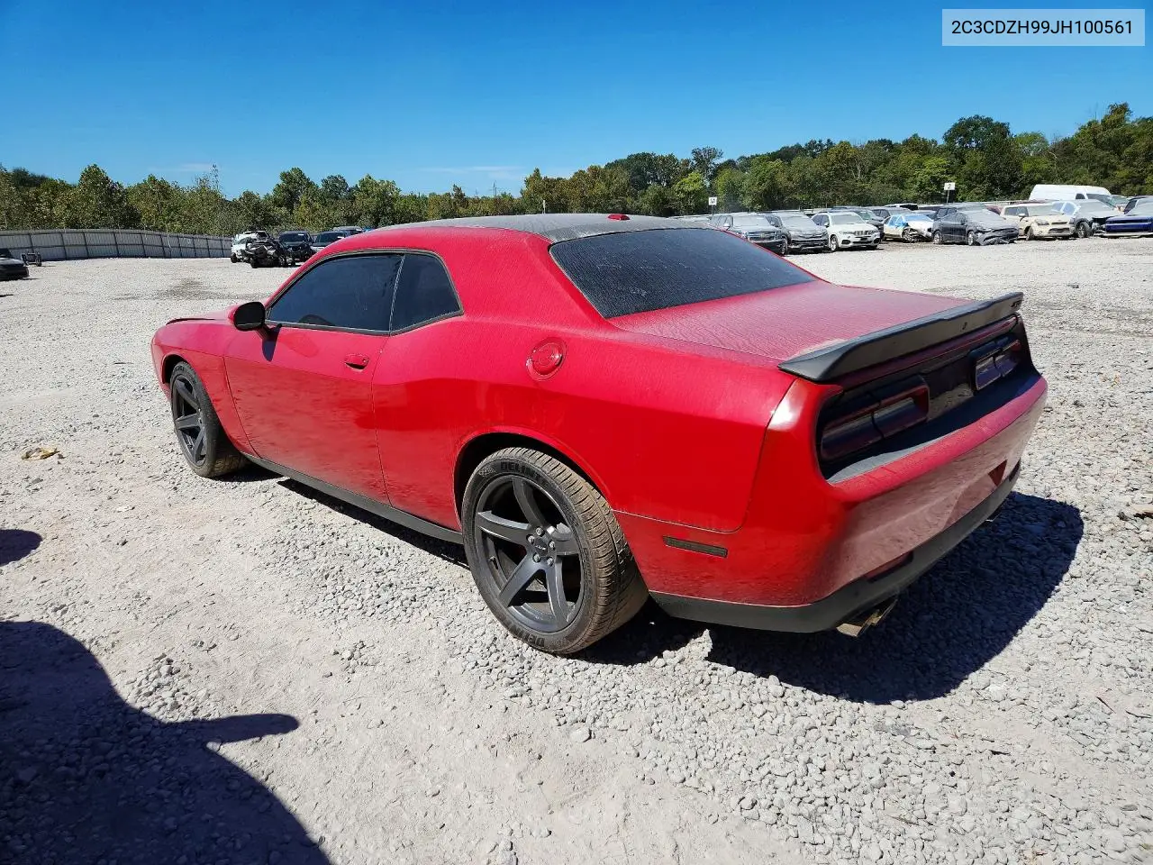 2018 DODGE CHALLENGER VIN 2C3CDYBT7CH105842 — фото 2
