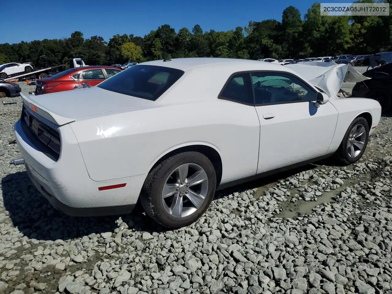 2018 DODGE CHALLENGER VIN 2C3CDZAG5JH172012 — фото 3