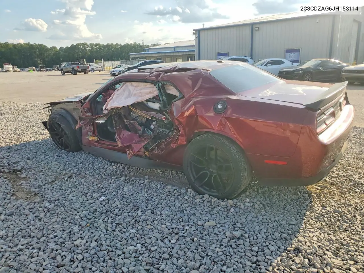 2018 DODGE CHALLENGER VIN 2C3CDZAG6JH153114 — фото 2