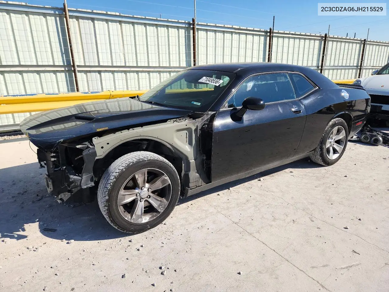 DODGE CHALLENGER 2018, VIN 2C3CDZAG6JH215529