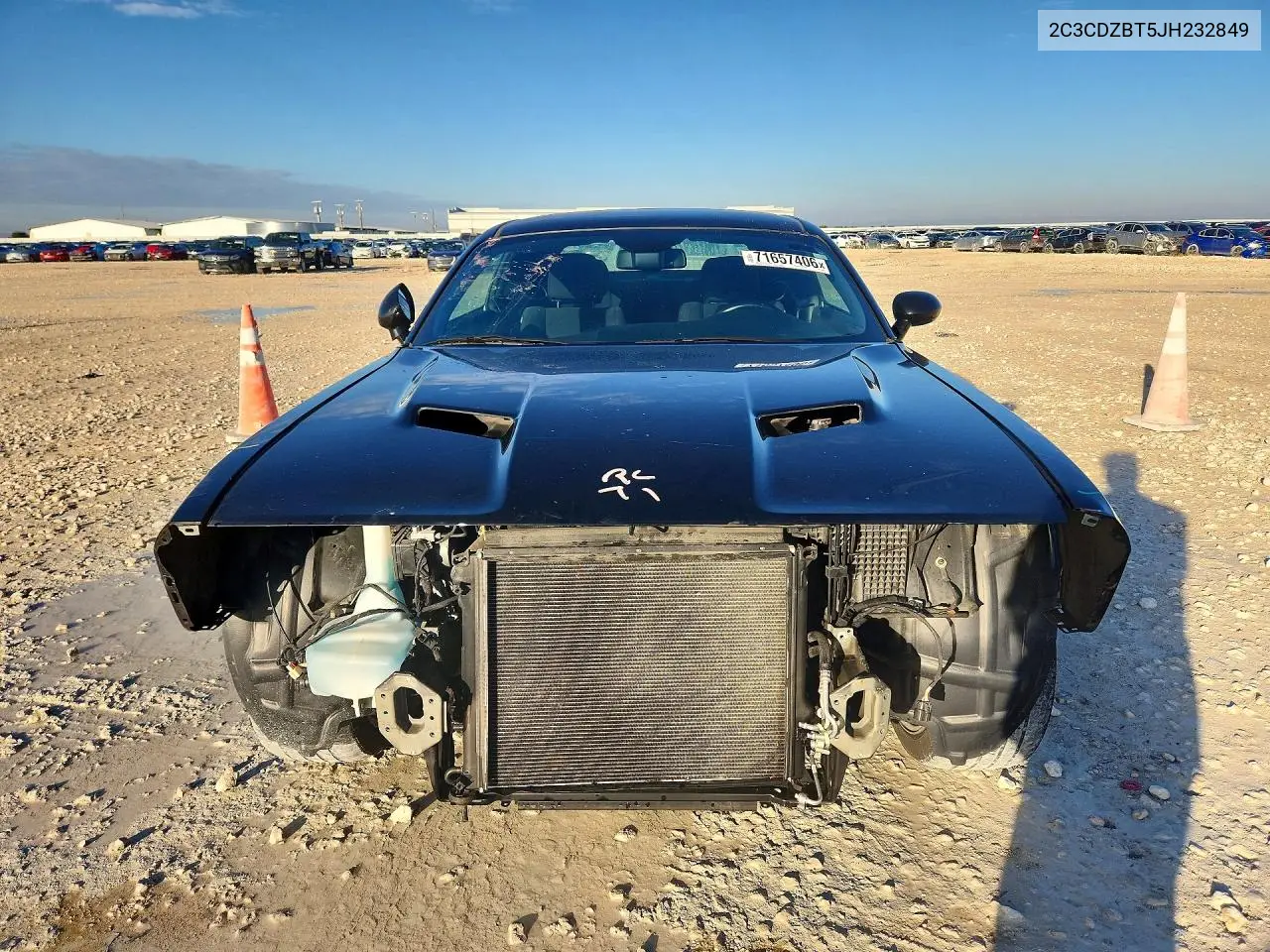 2018 DODGE CHALLENGER VIN 2C3CDZBT5JH232849 — фото 5