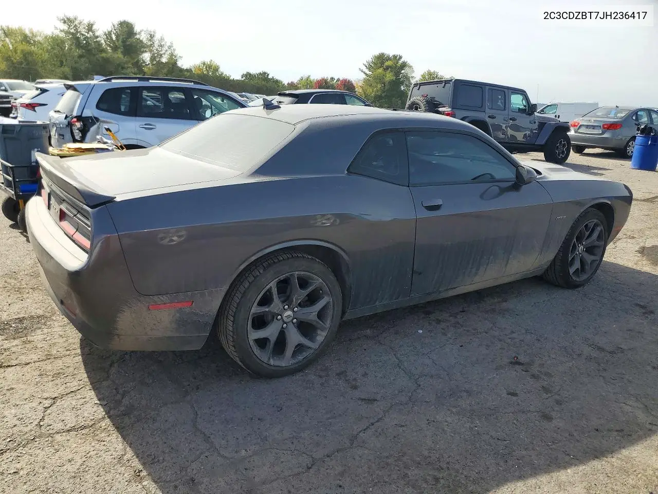 2018 DODGE CHALLENGER VIN 2C3CDZBT7JH236417 — фото 3
