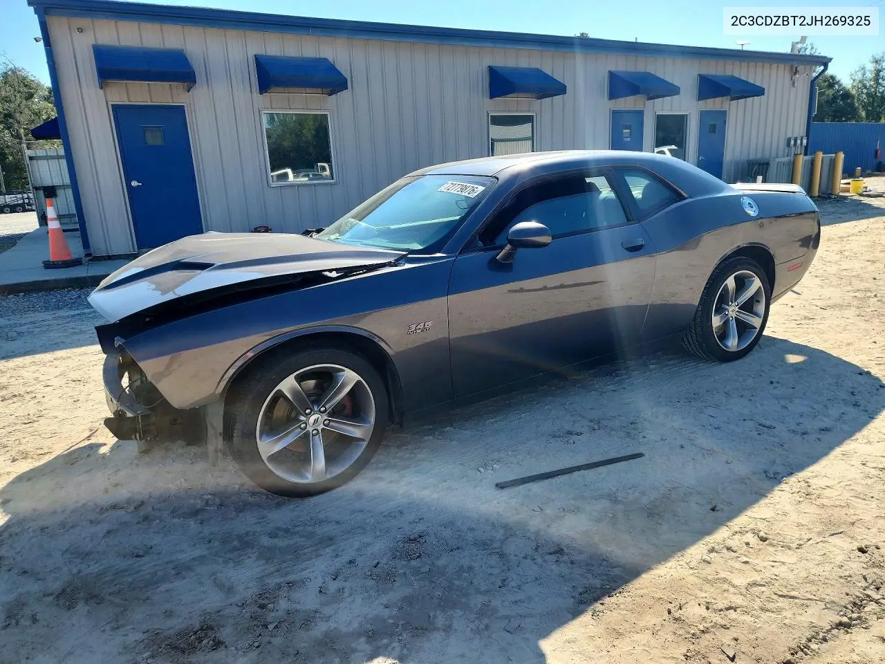 2018 DODGE CHALLENGER VIN 2C3CDZBT2JH269325 — фото 2