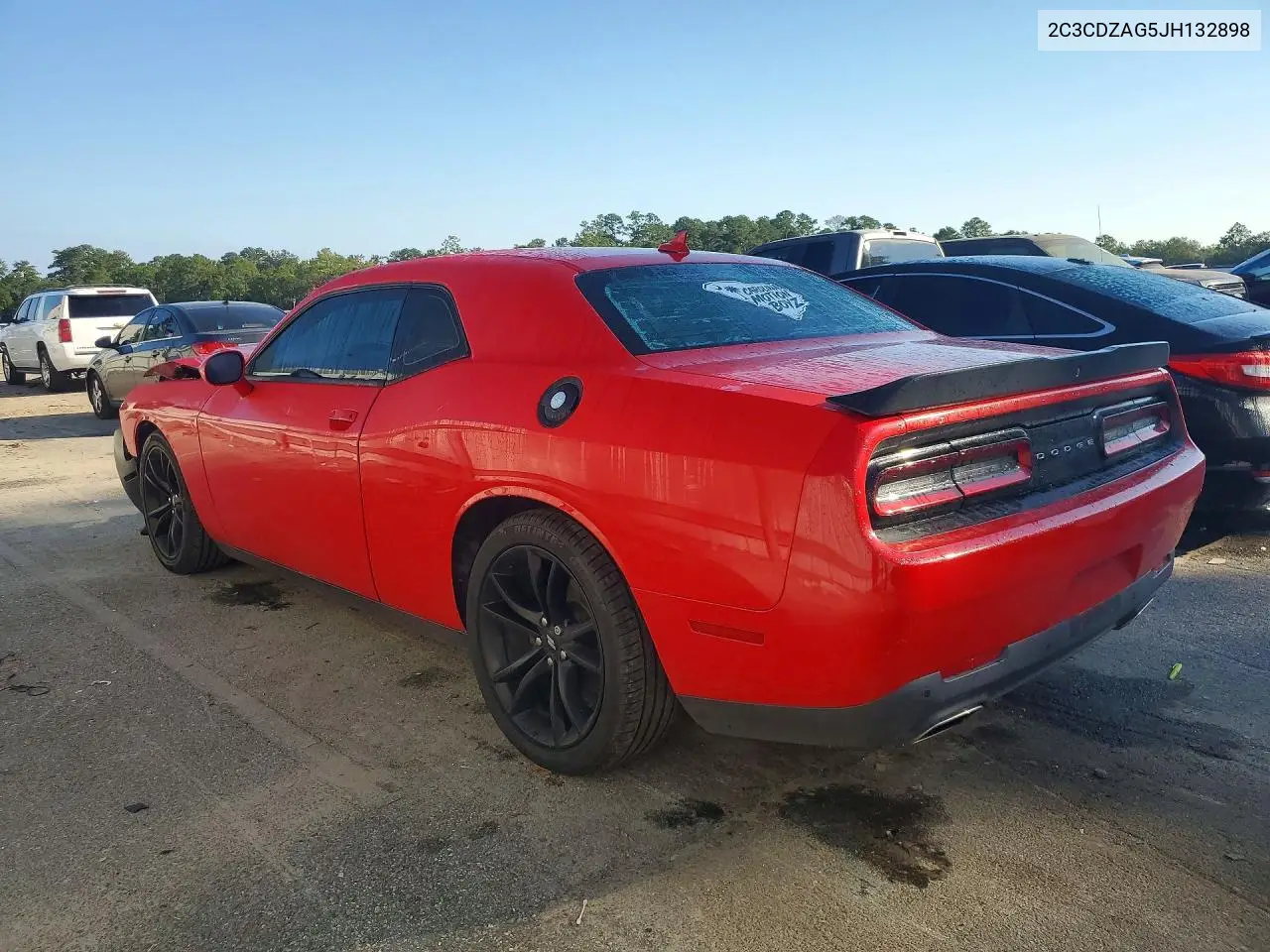 2018 DODGE CHALLENGER VIN 2C3CDZAG5JH132898 — фото 2