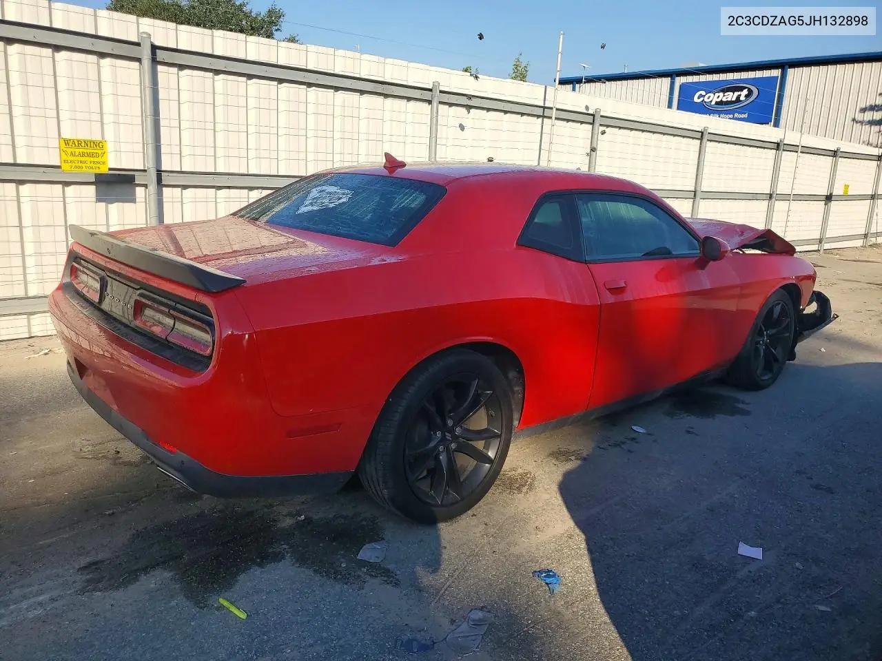 2018 DODGE CHALLENGER VIN 2C3CDZAG5JH132898 — фото 3